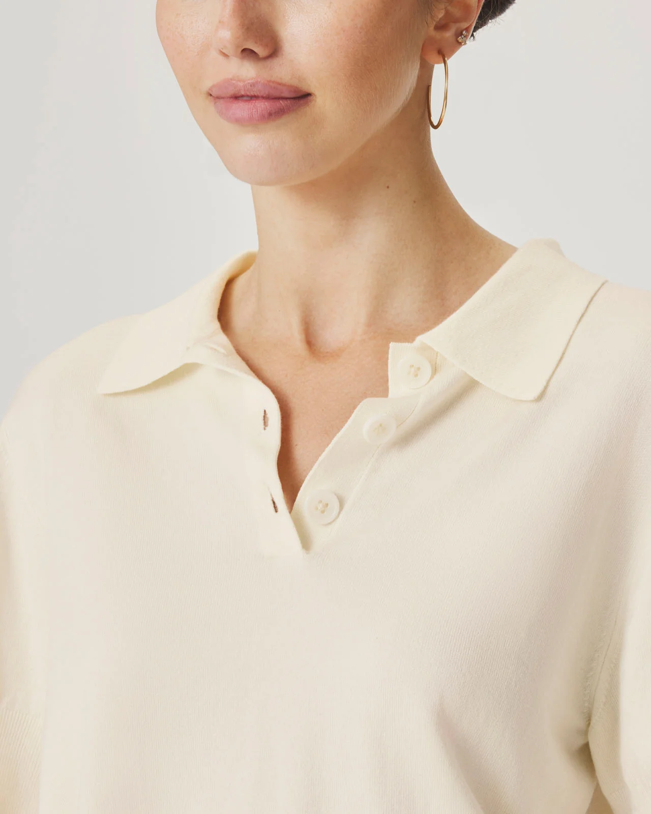 Christa Polo Short Sleeve Sweater - Image 25