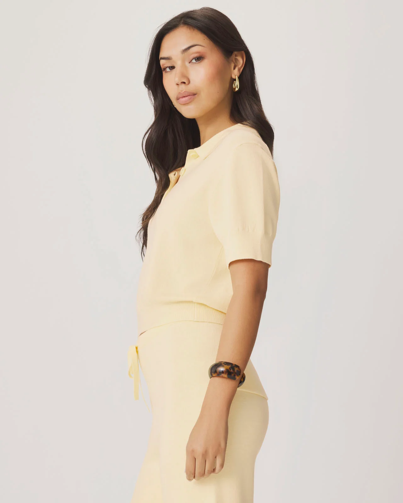 Christa Polo Short Sleeve Sweater - Image 5