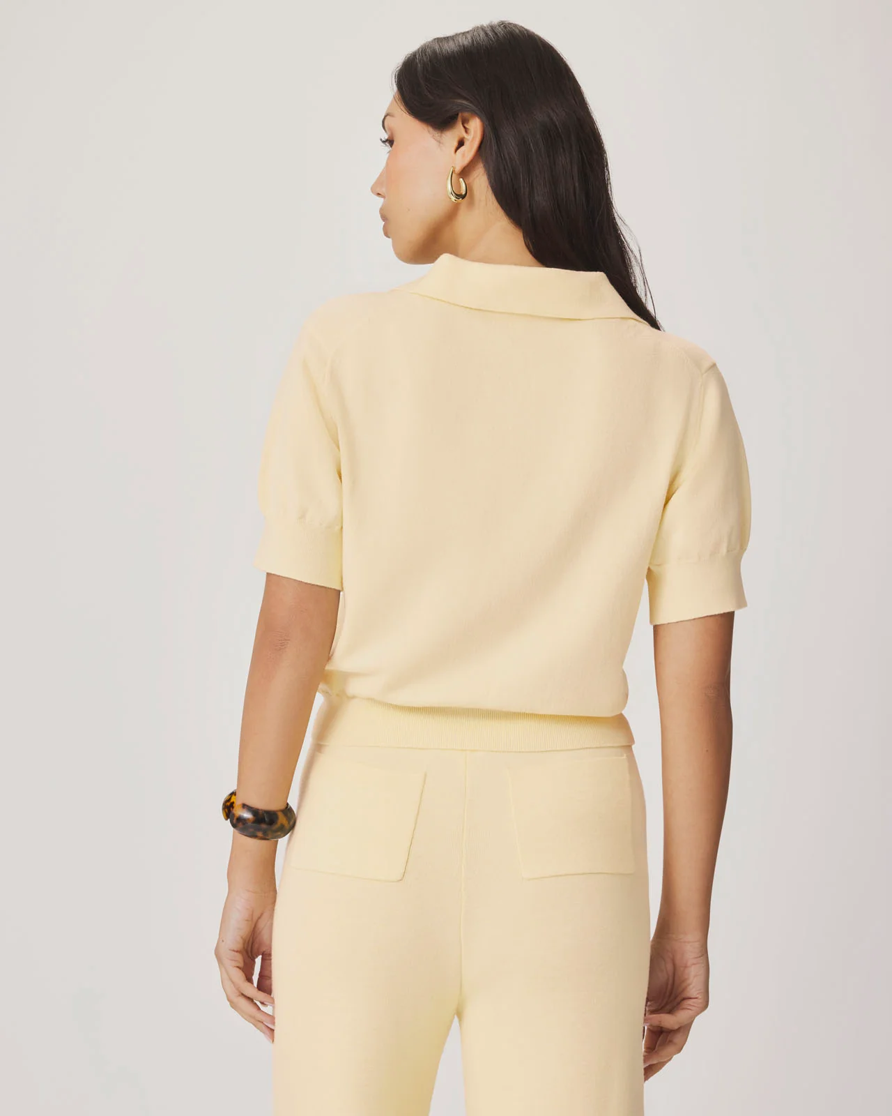 Christa Polo Short Sleeve Sweater - Image 6