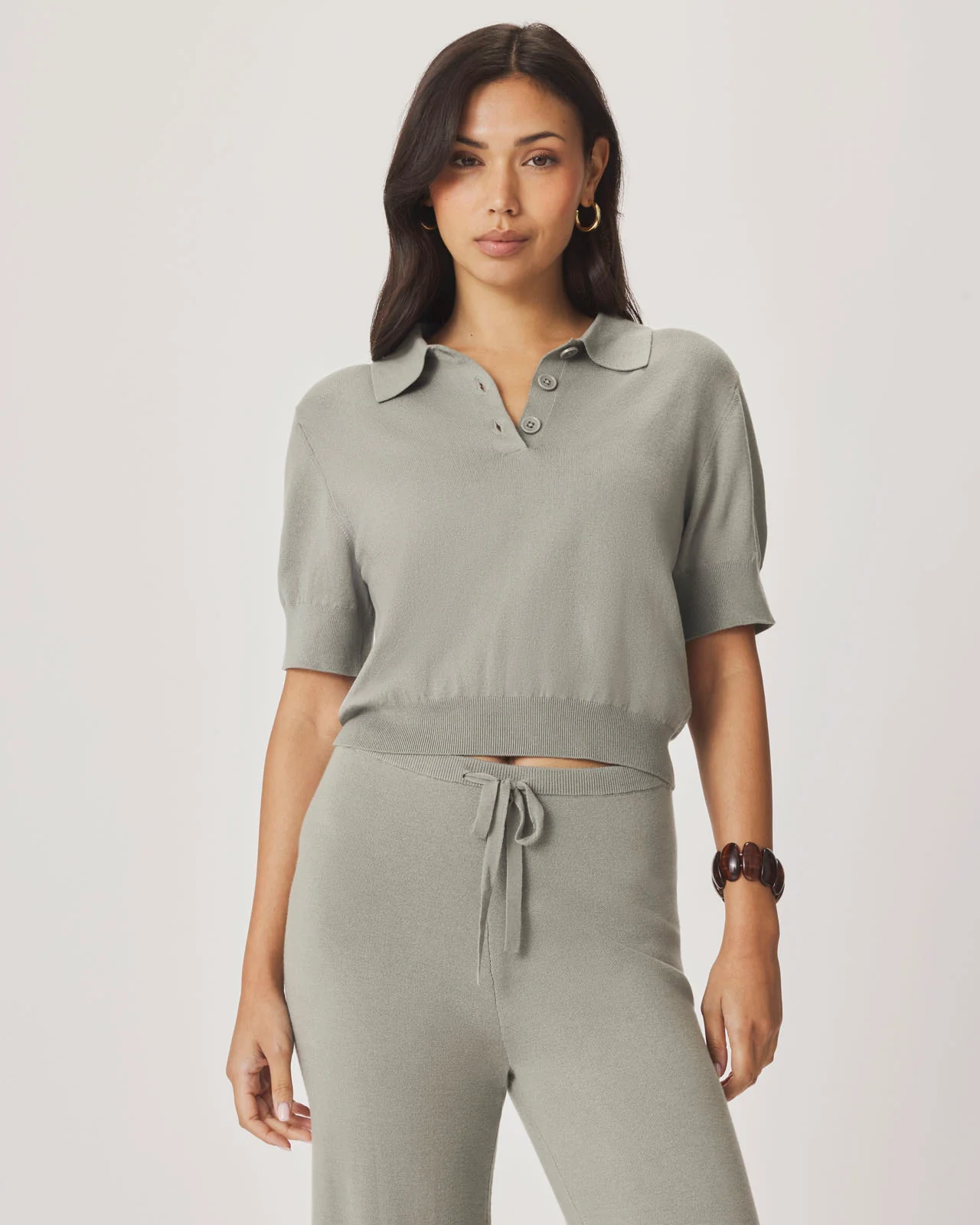 Christa Polo Short Sleeve Sweater - Image 9