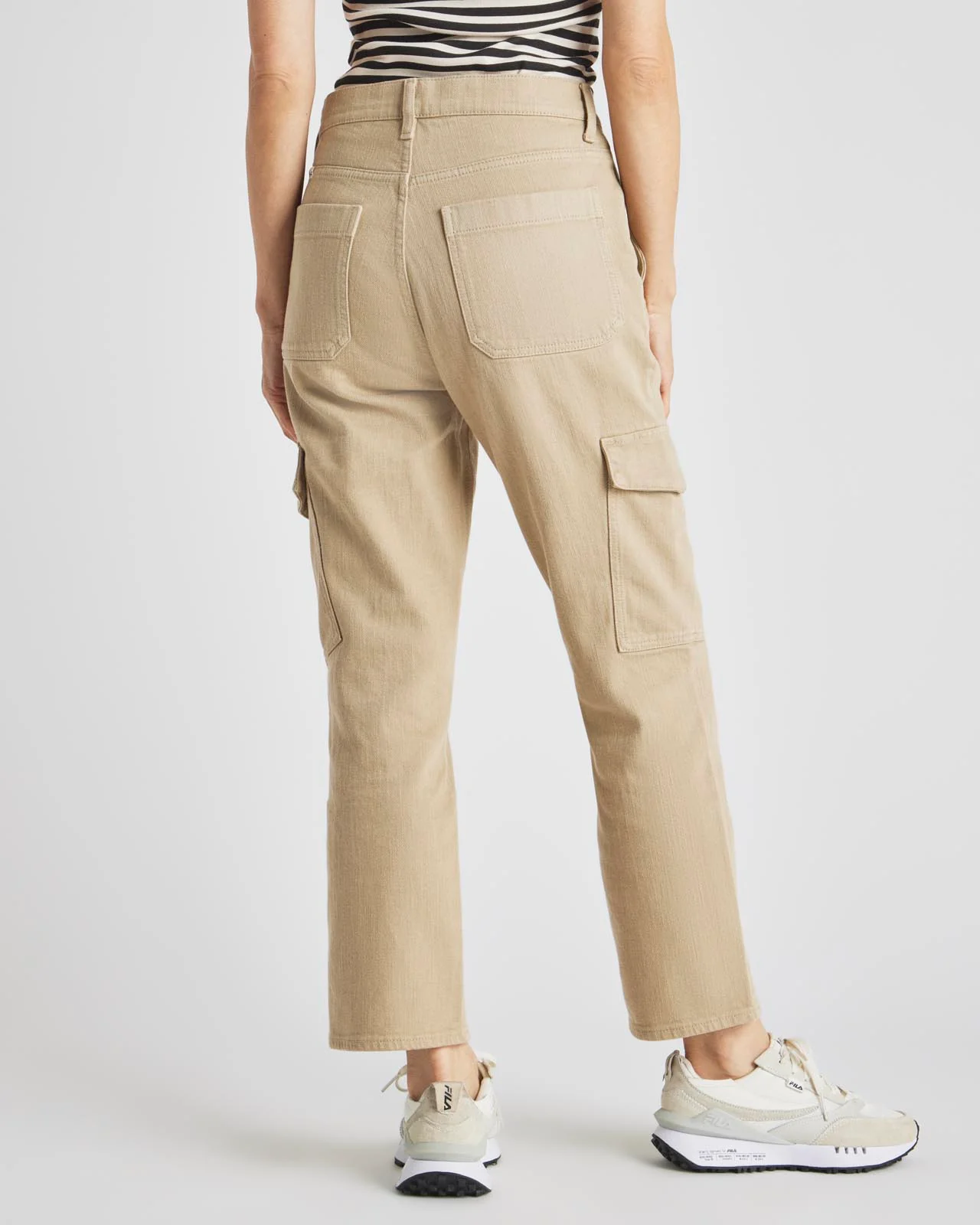 Crop Denim Cargo Pant - Image 5