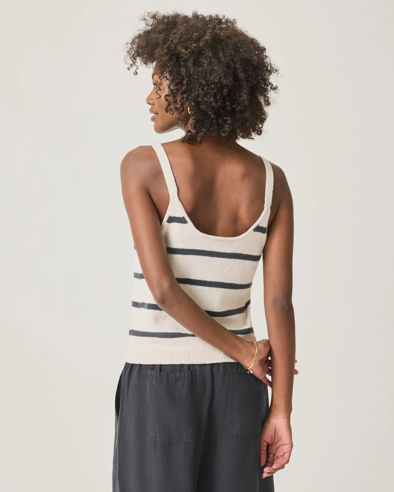 Daphne Stripe Sweater Tank - Image 12