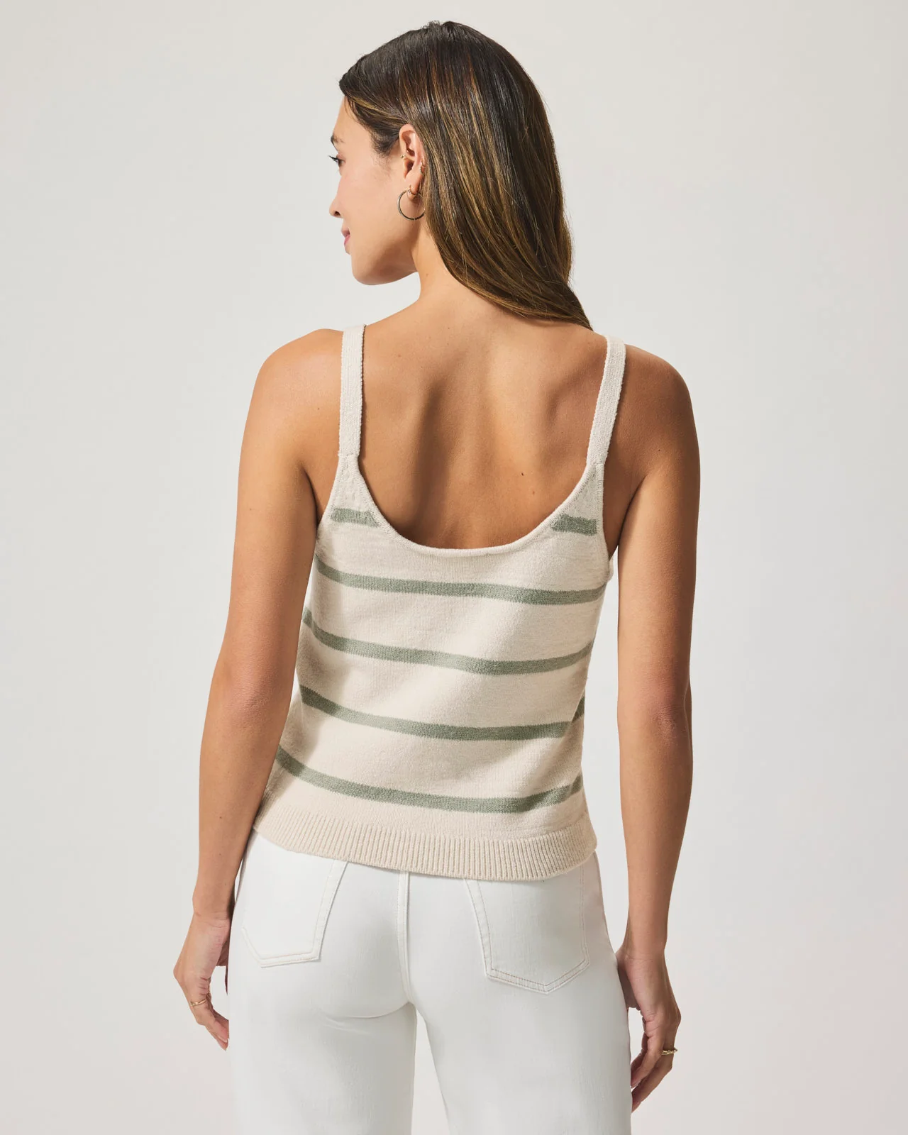 Daphne Stripe Sweater Tank - Image 6