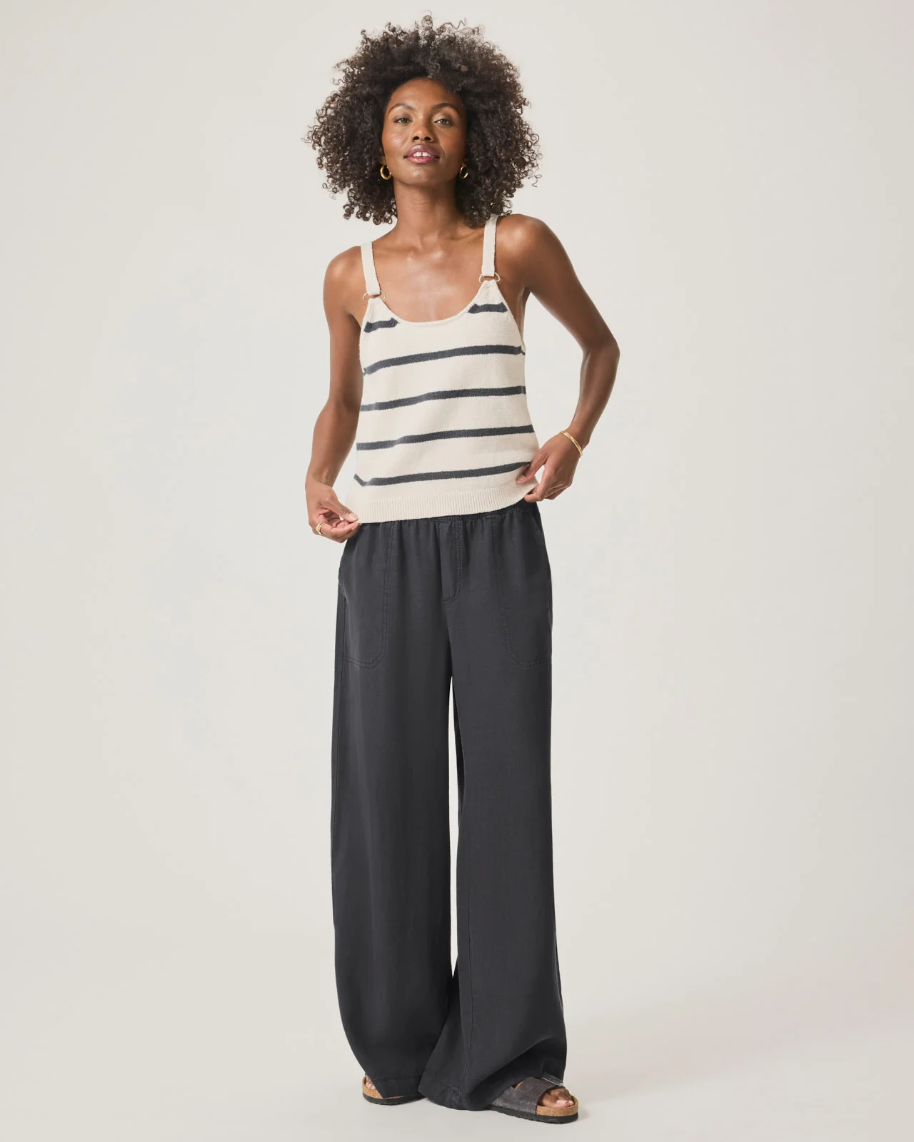 Daphne Stripe Sweater Tank - Image 9