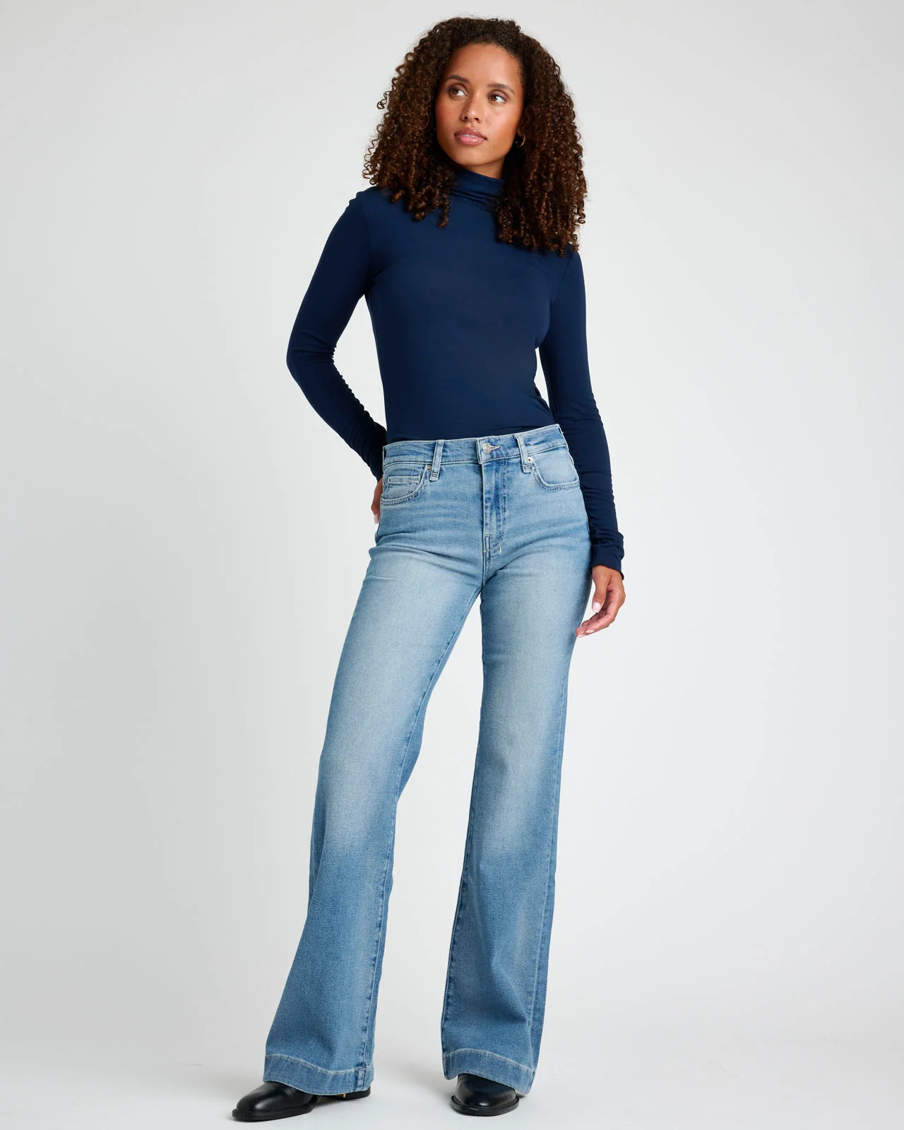 Dark Wash Trouser Jean - Image 3