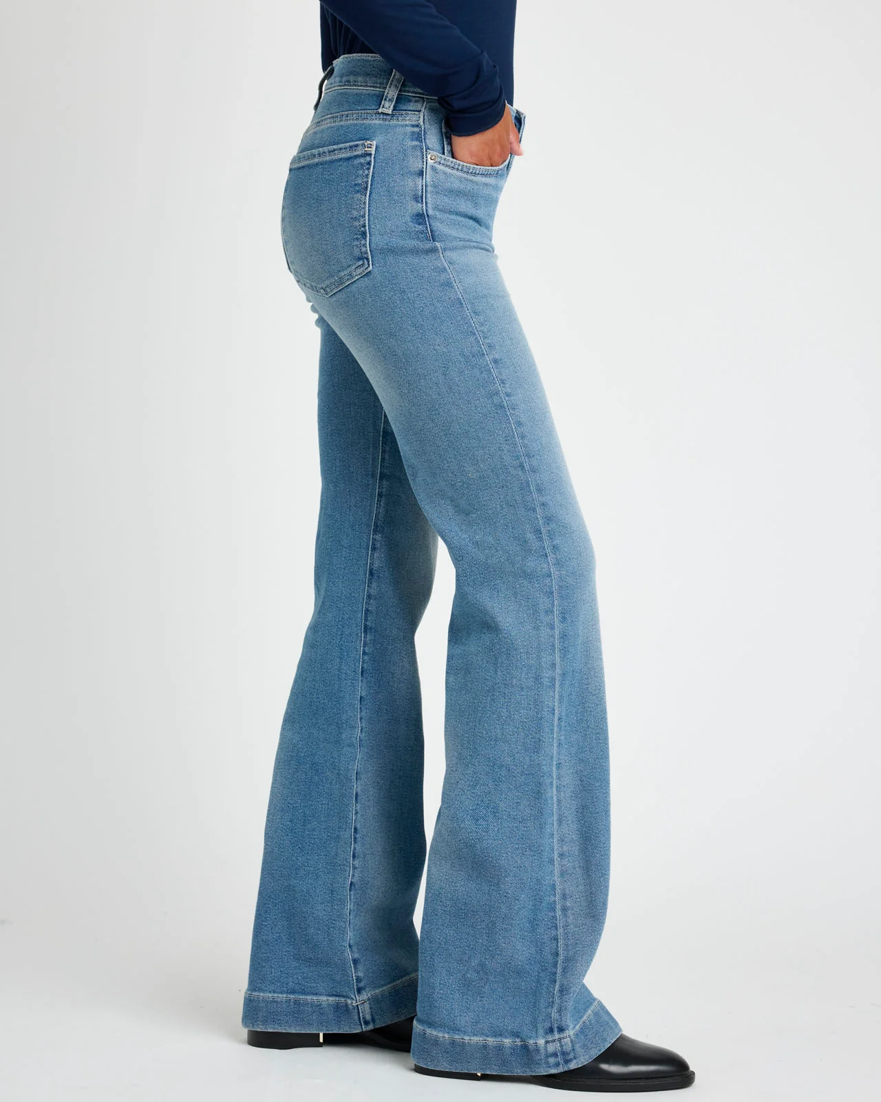 Dark Wash Trouser Jean - Image 4