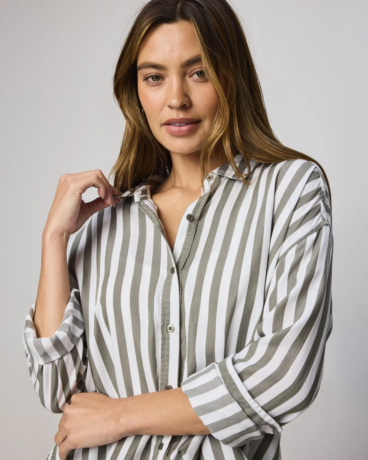 Ella Stripe Button Down - Image 6
