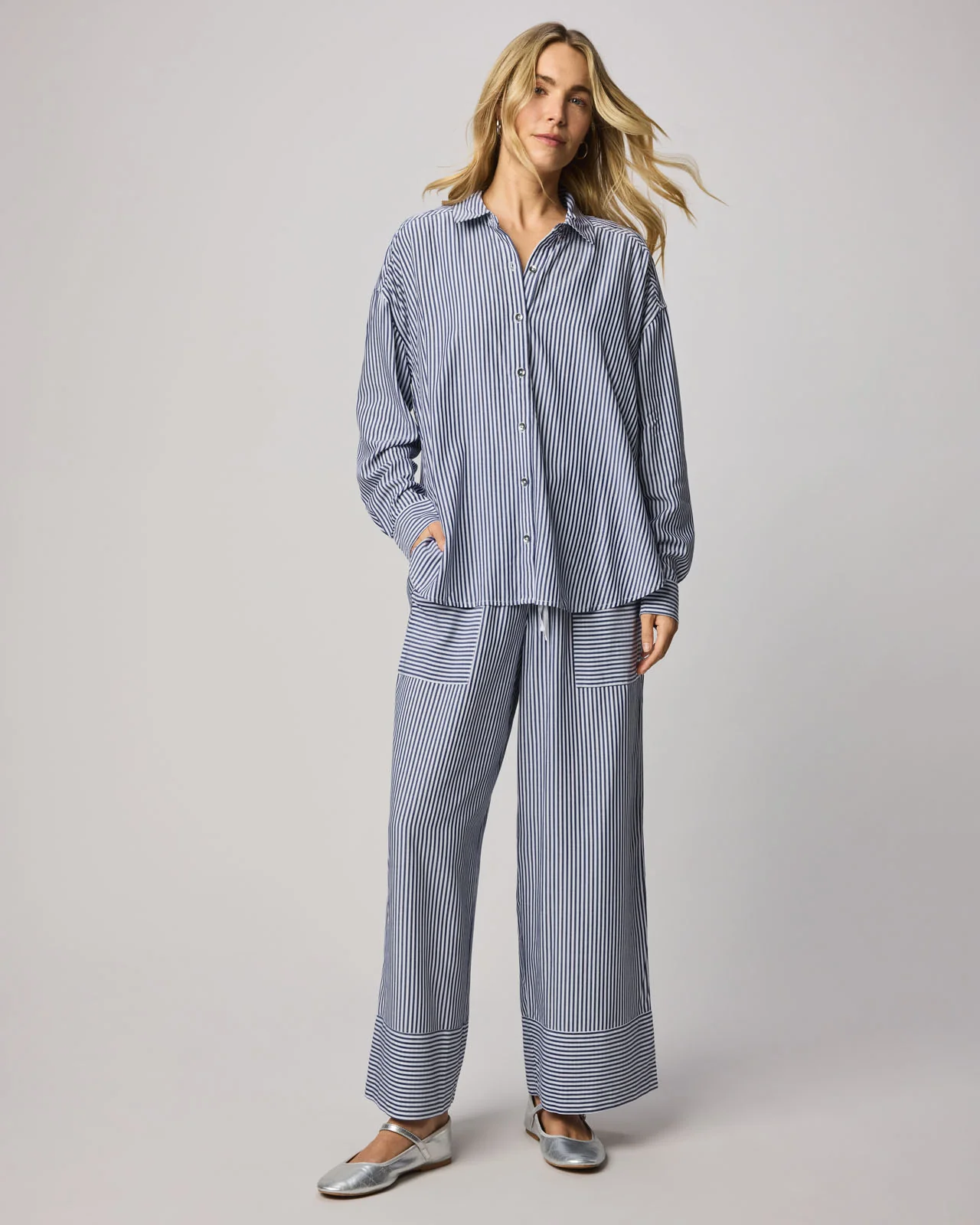 Ella Stripe Button Down - Image 8