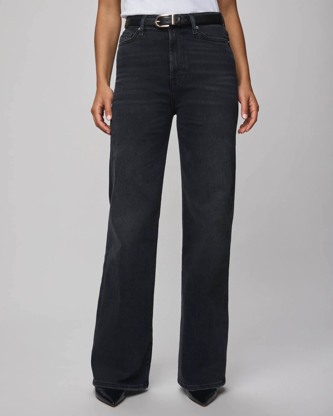 Emma High Rise Jean in Black - Image 2