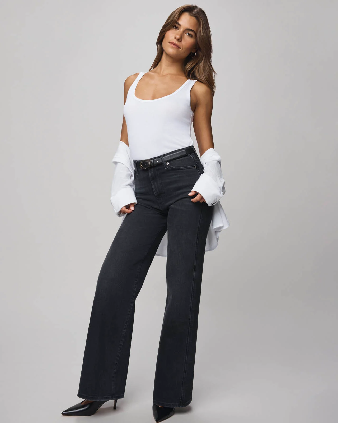 Emma High Rise Jean in Black - Image 3
