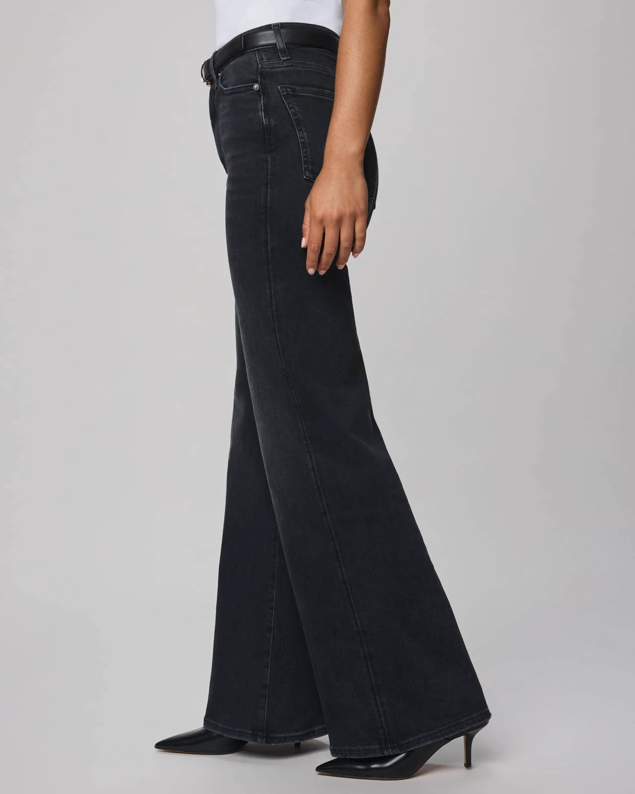 Emma High Rise Jean in Black - Image 4