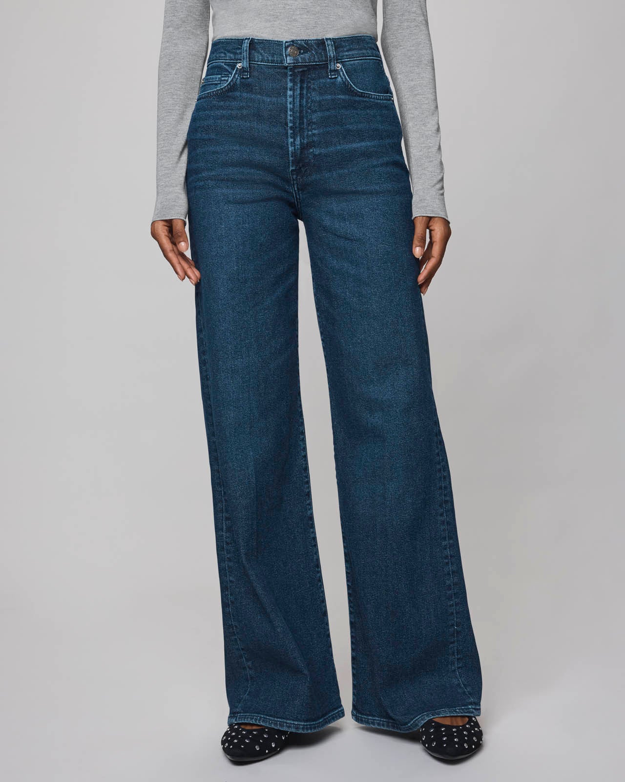 Emma High Rise Jean in Dark Wash - Image 3