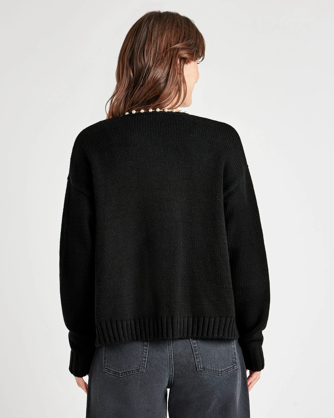 Emmy Cashblend Pearl Cardigan - Image 5
