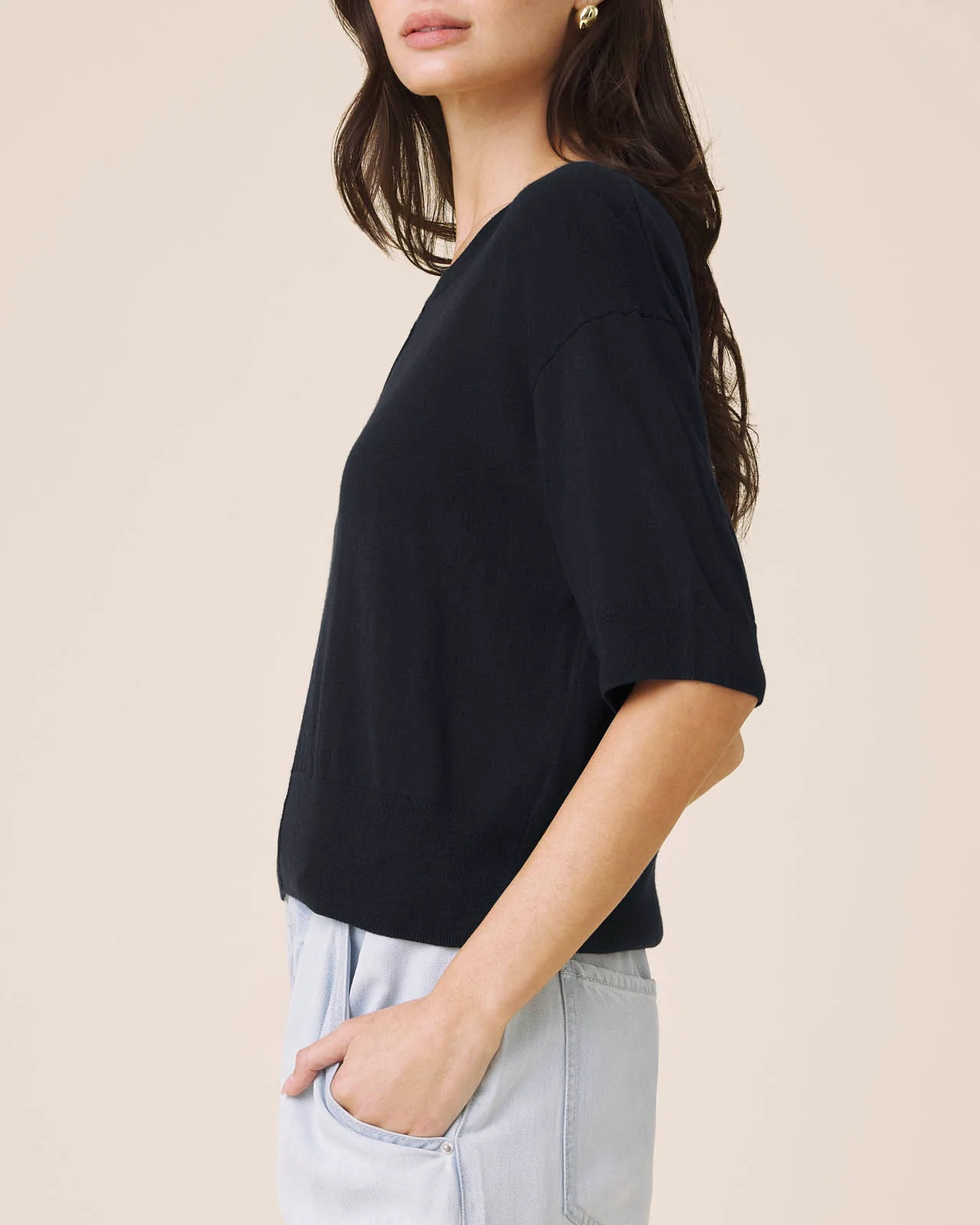 Erica Short Sleeve Sweater - Image 11
