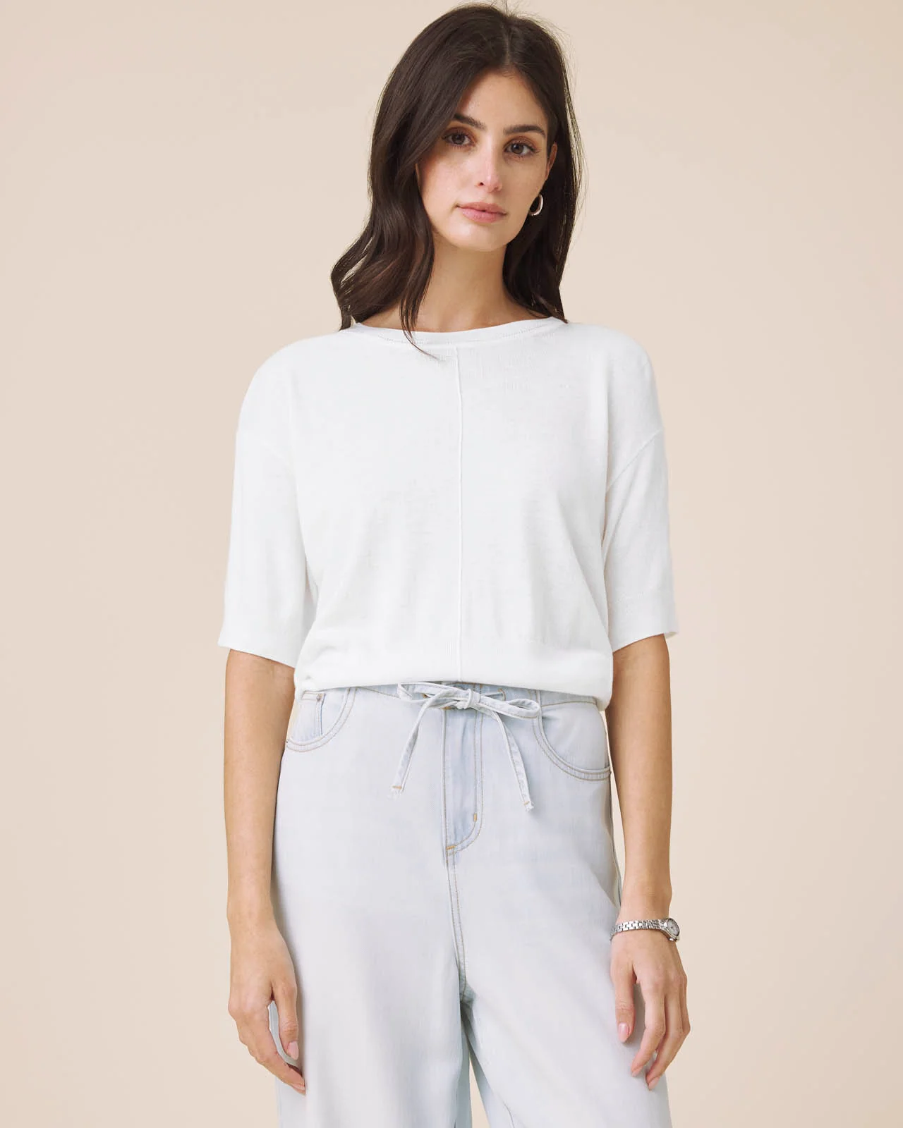 Erica Short Sleeve Sweater - Image 3