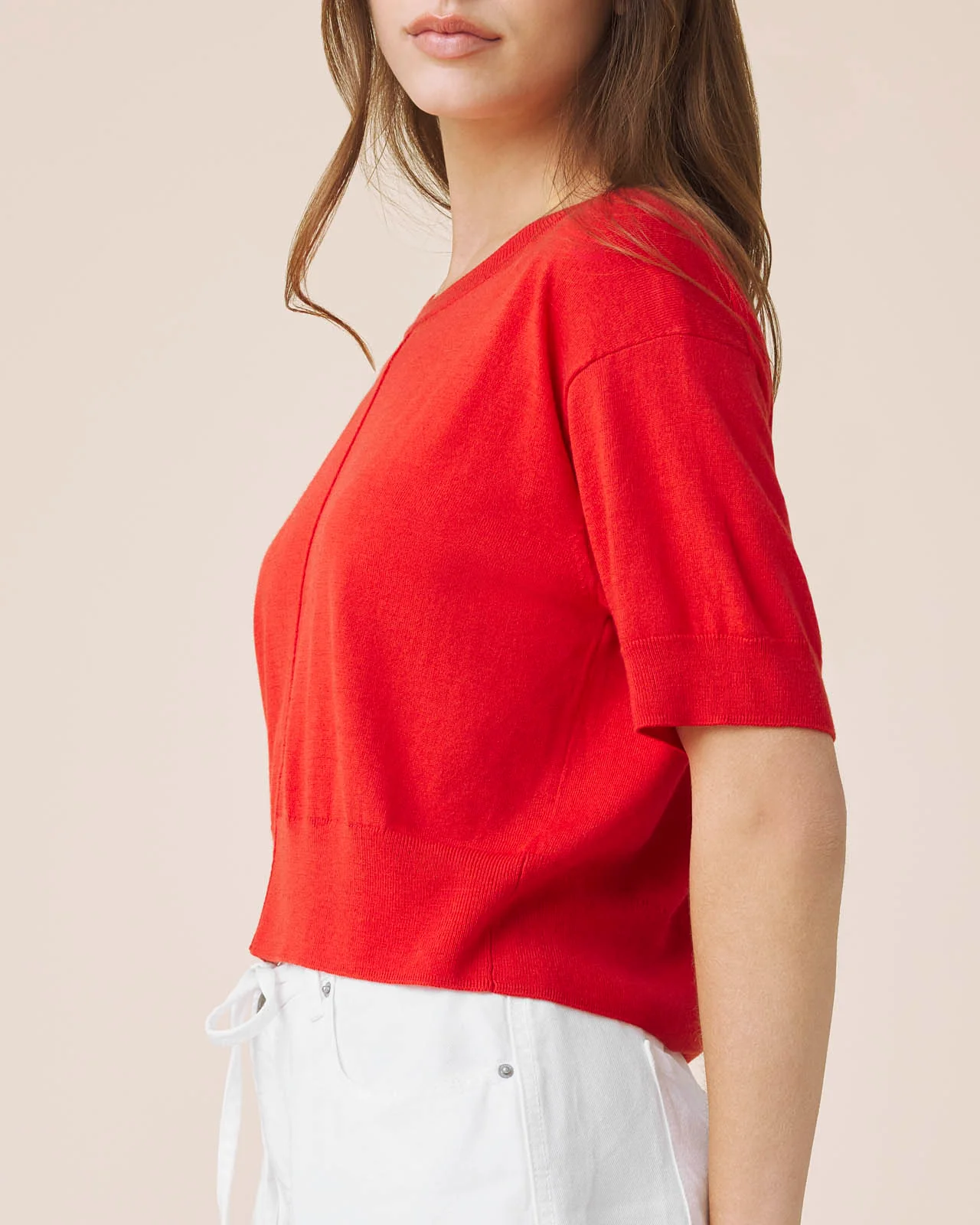 Erica Short Sleeve Sweater - Image 7