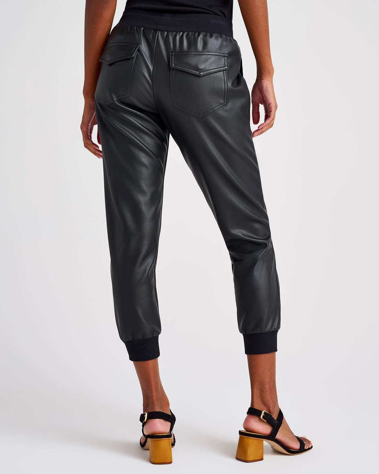 Faux Leather Jogger - Image 3