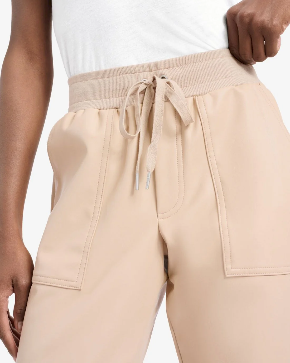 Faux Leather Jogger - Image 8