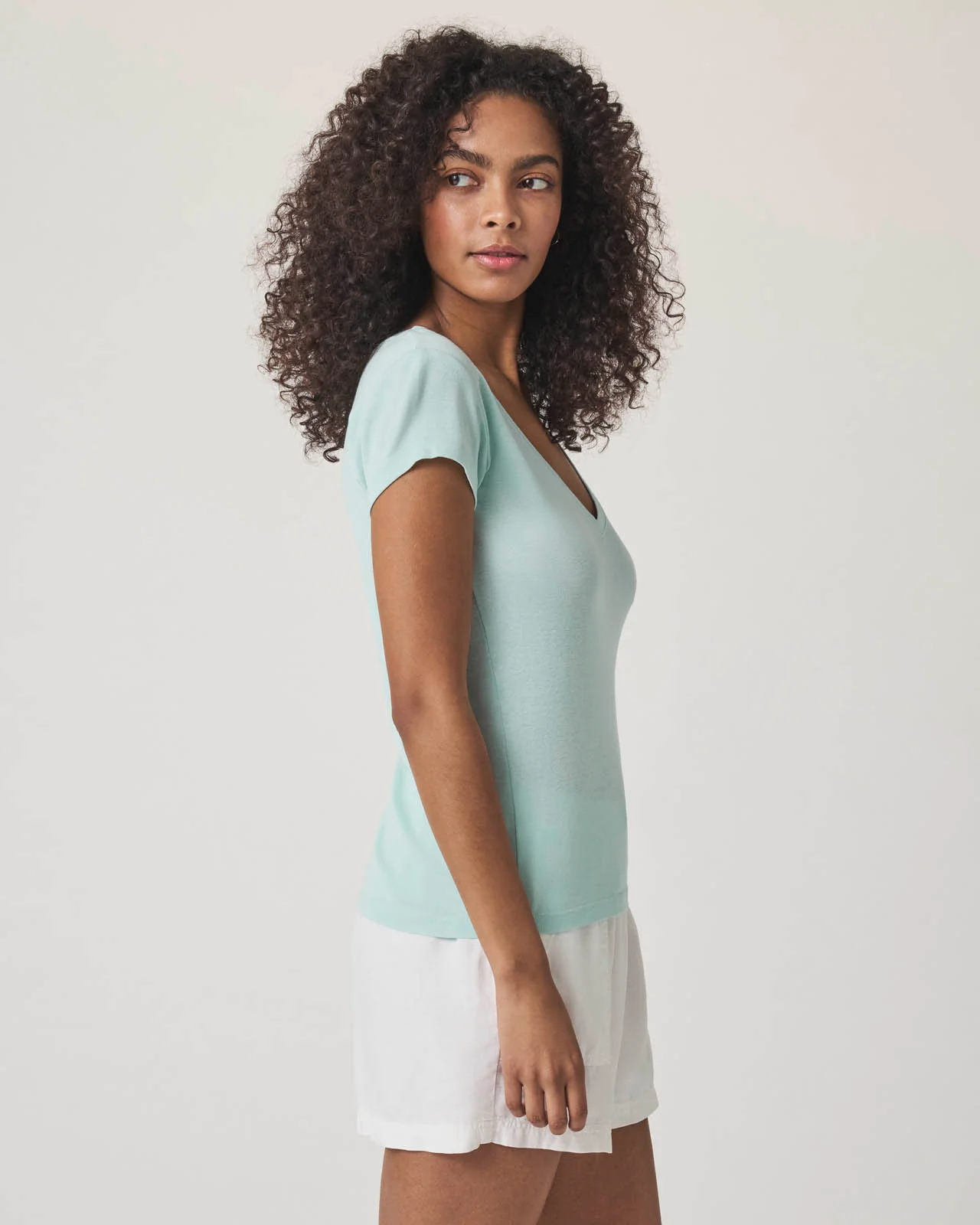 Faye V-Neck Tee - Image 10