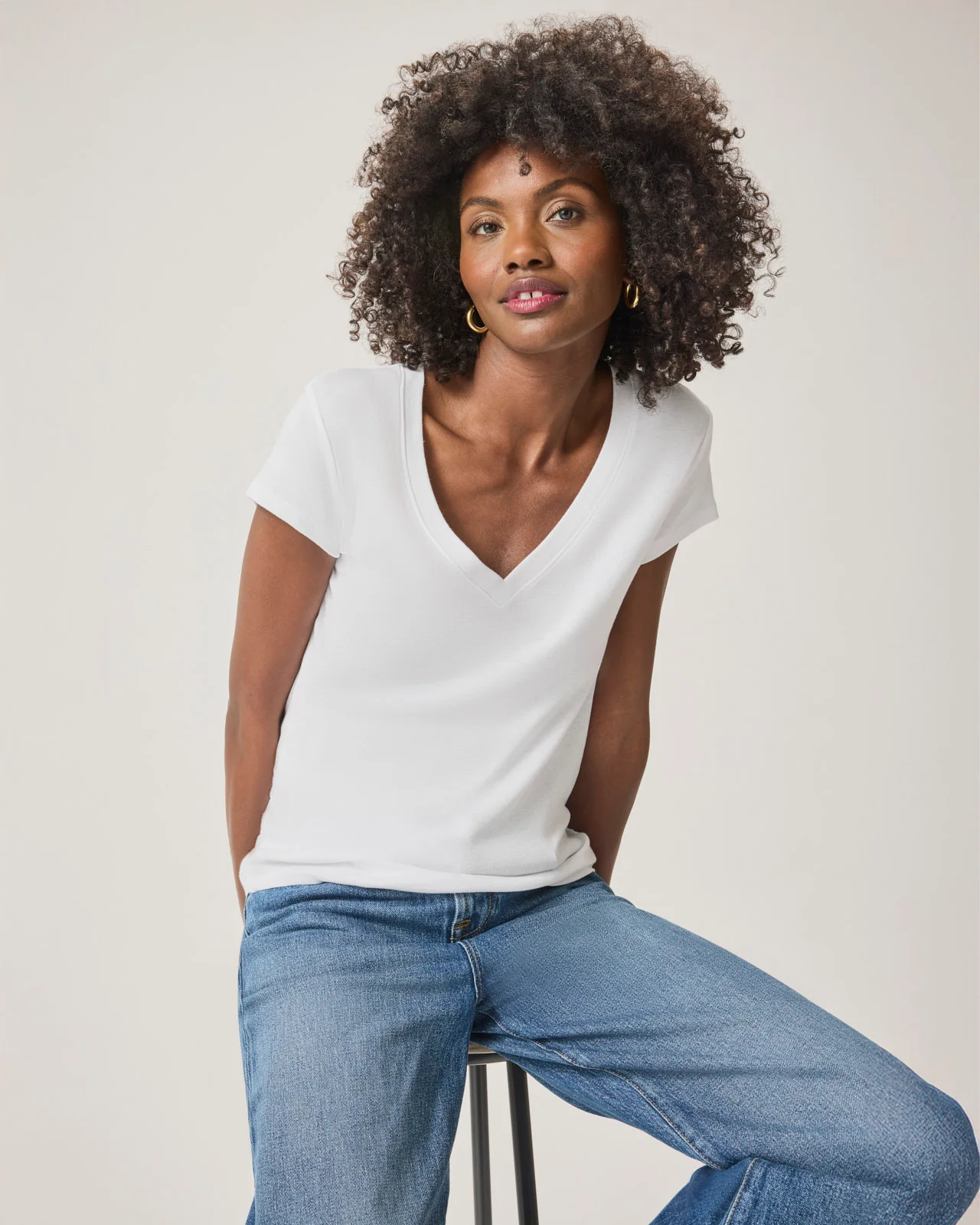 Faye V-Neck Tee - Image 13