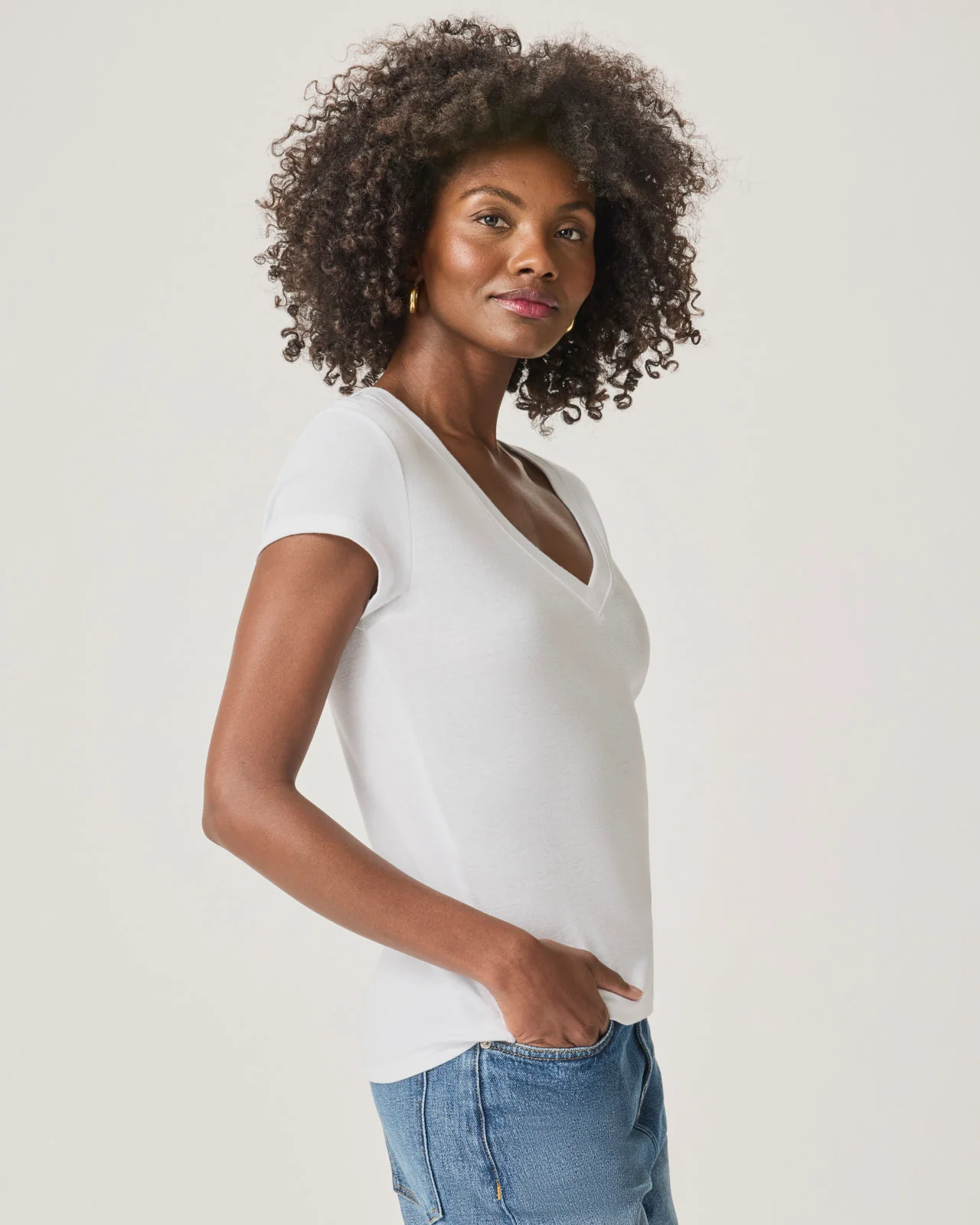 Faye V-Neck Tee - Image 16