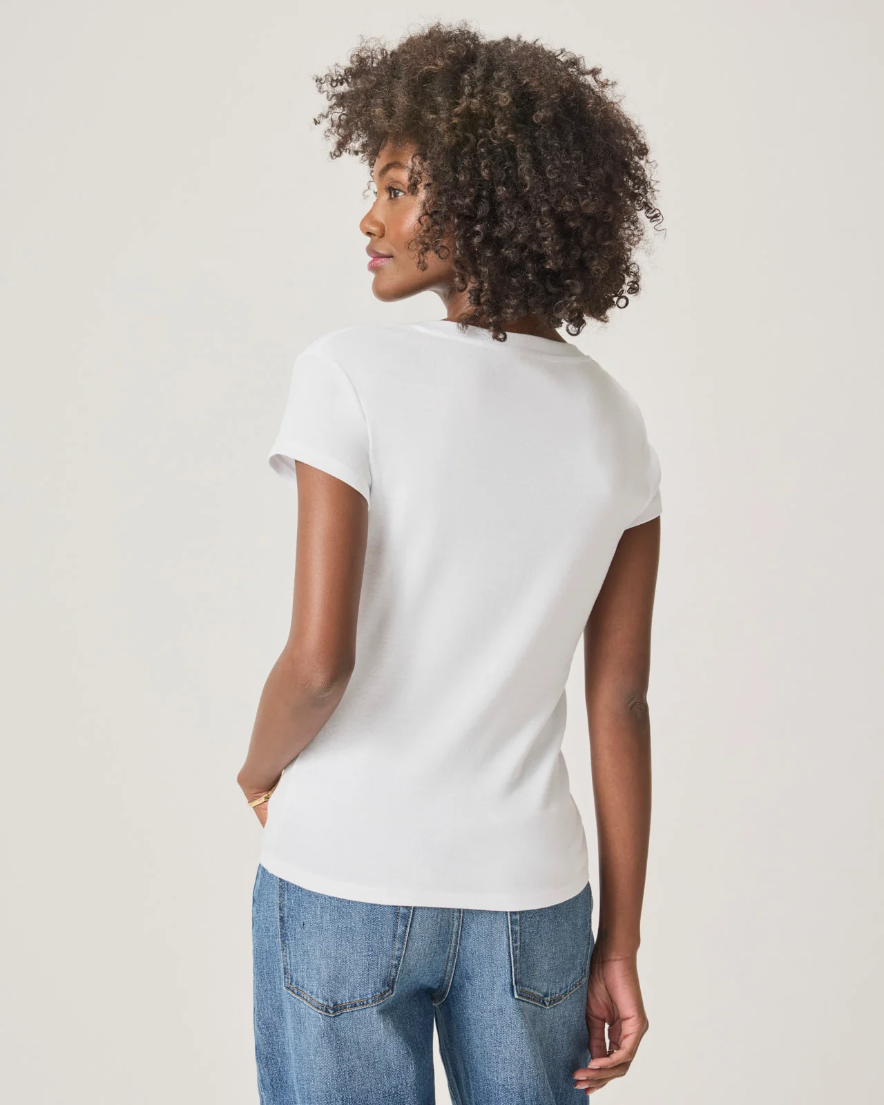 Faye V-Neck Tee - Image 17