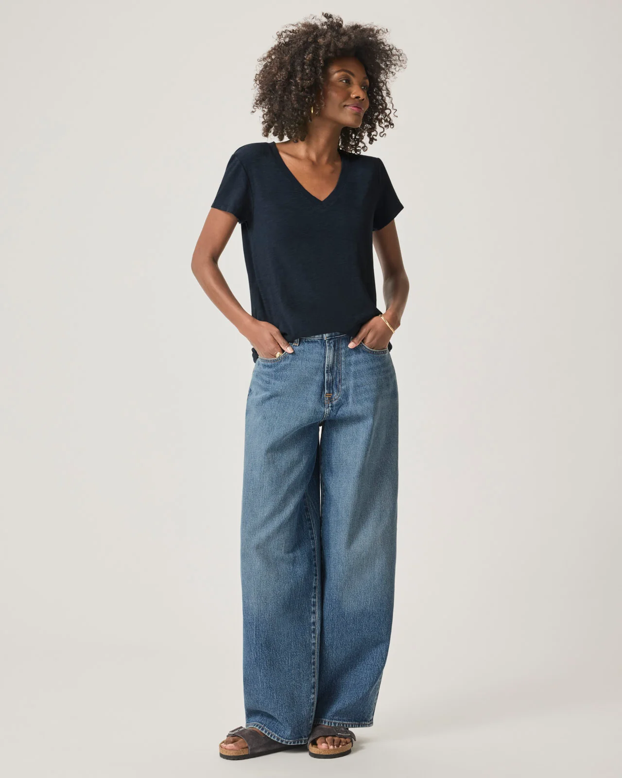 Faye V-Neck Tee - Image 20