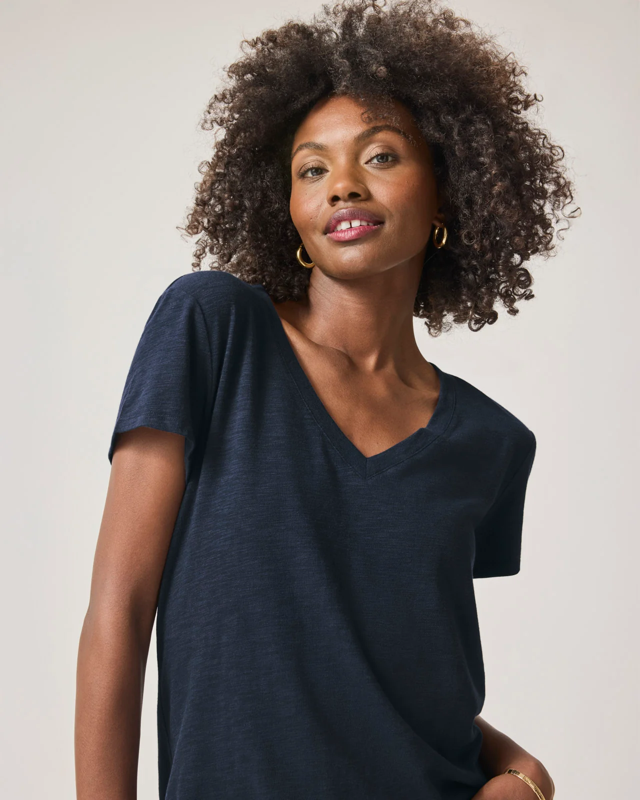 Faye V-Neck Tee - Image 23