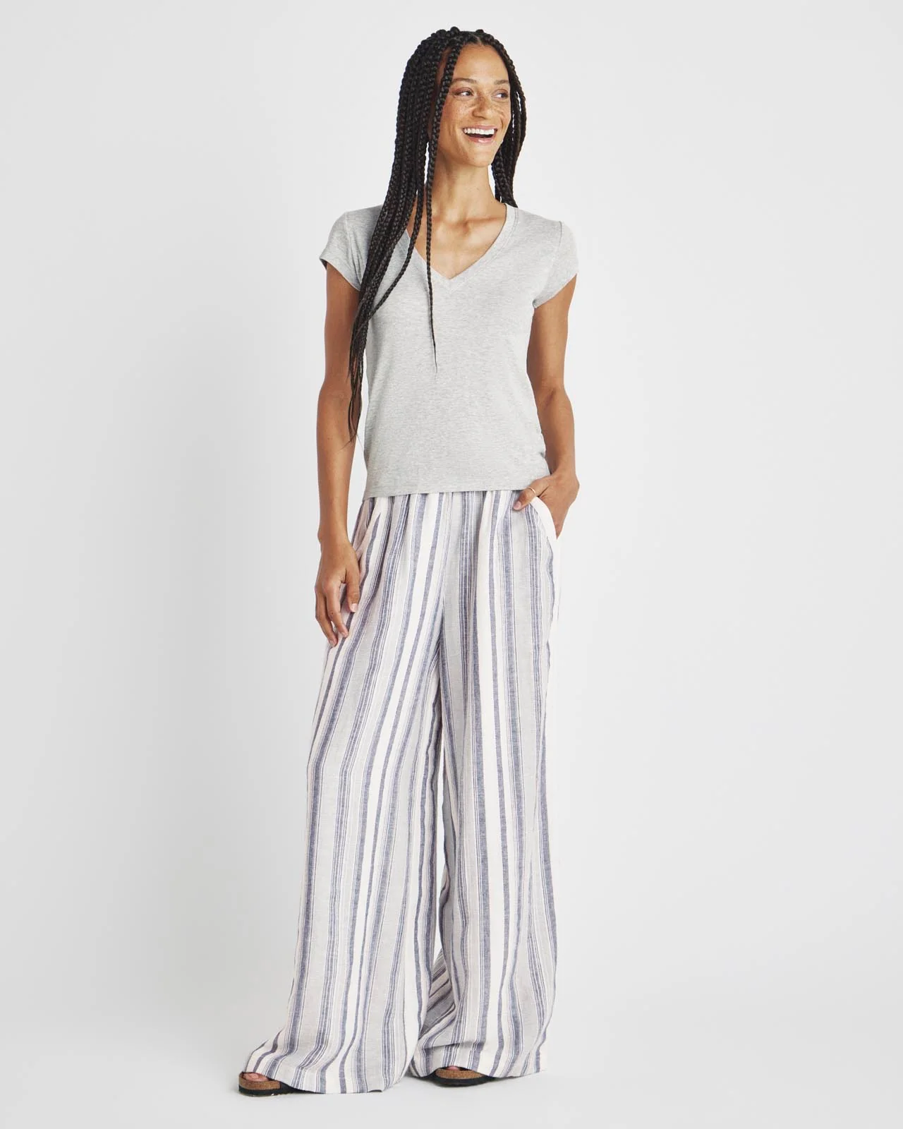 Faye V-Neck Tee - Image 26