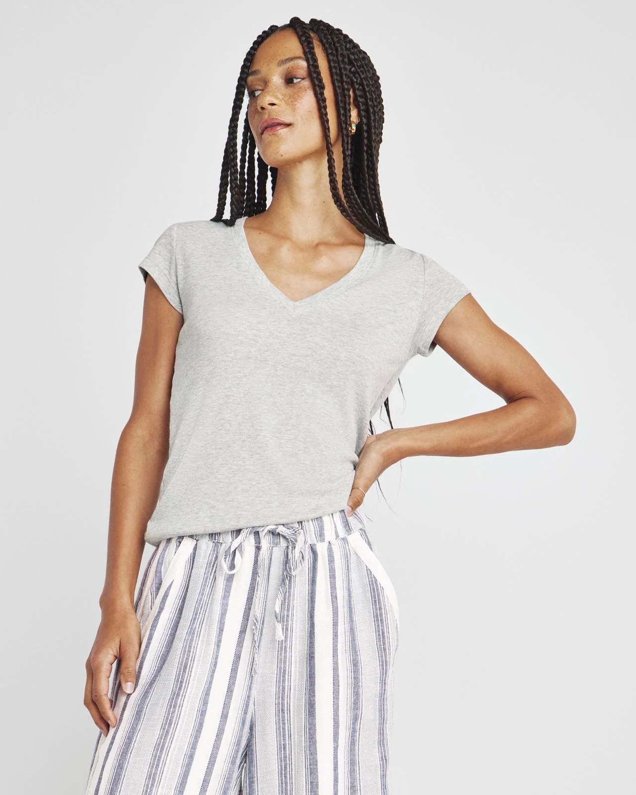 Faye V-Neck Tee - Image 30