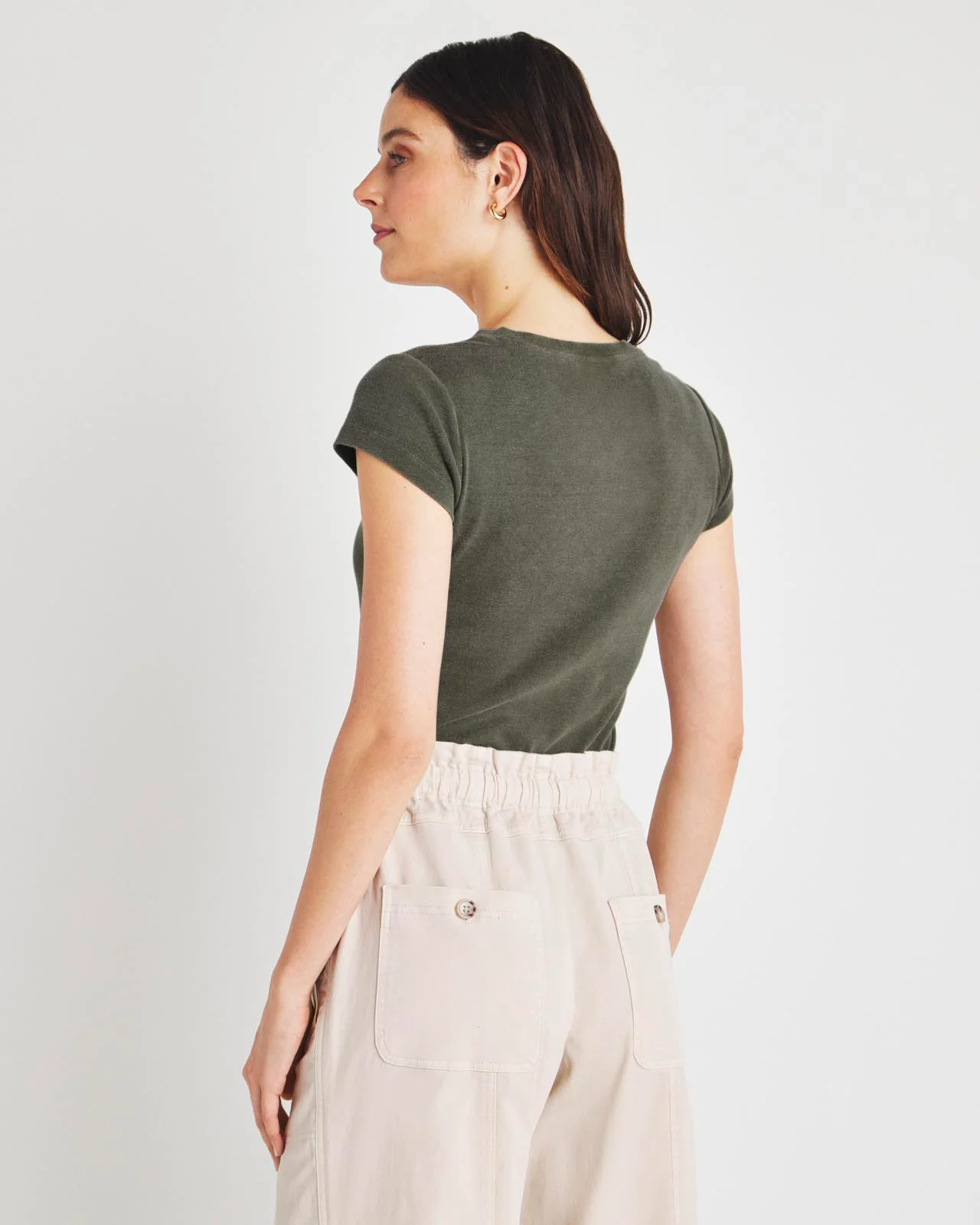 Faye V-Neck Tee - Image 35