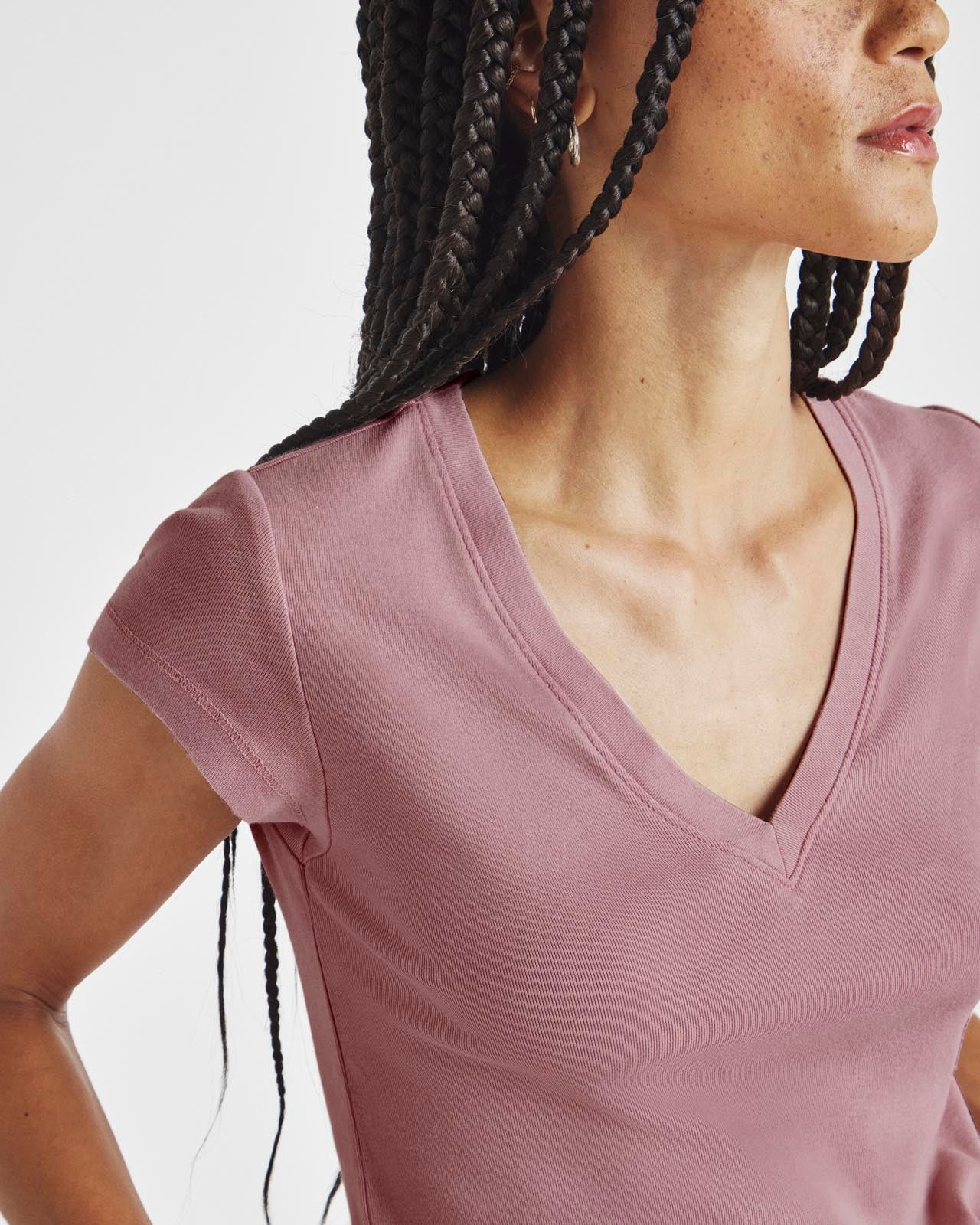 Faye V-Neck Tee - Image 38