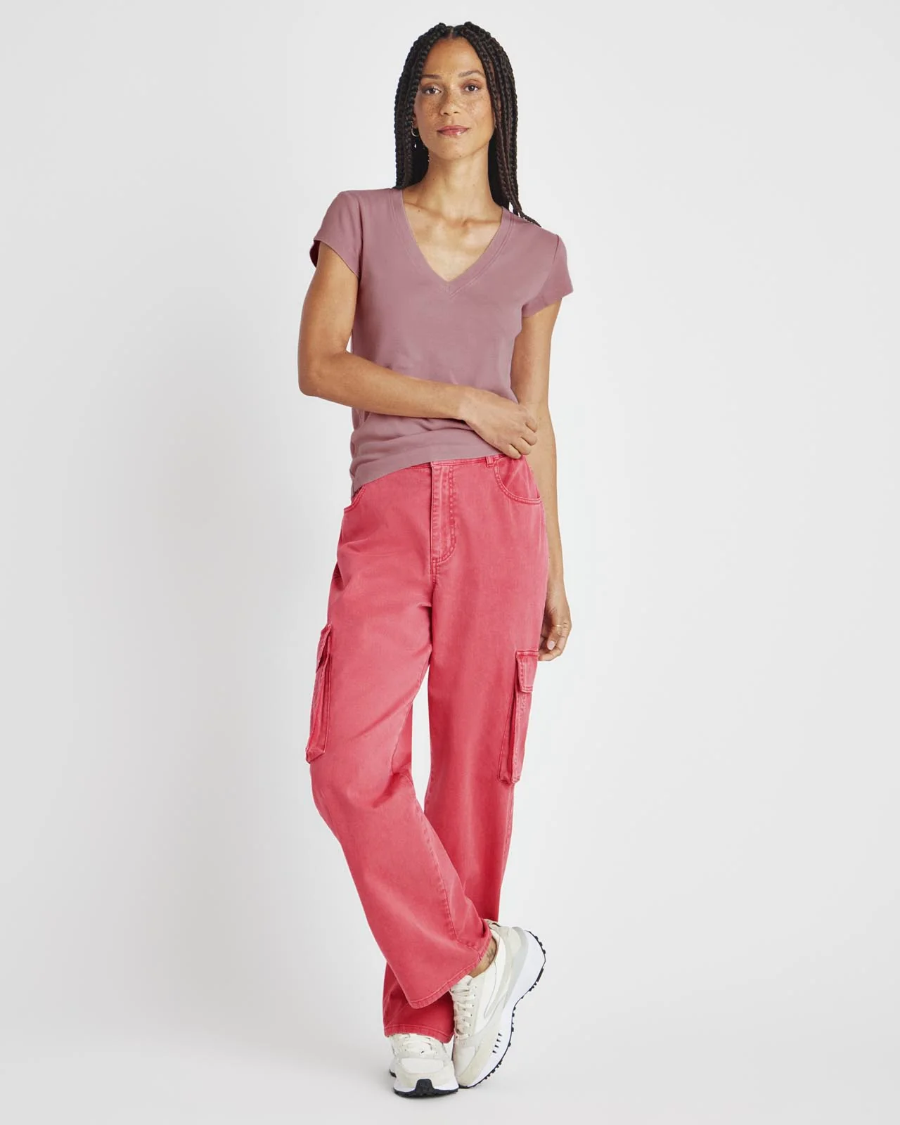 Faye V-Neck Tee - Image 39