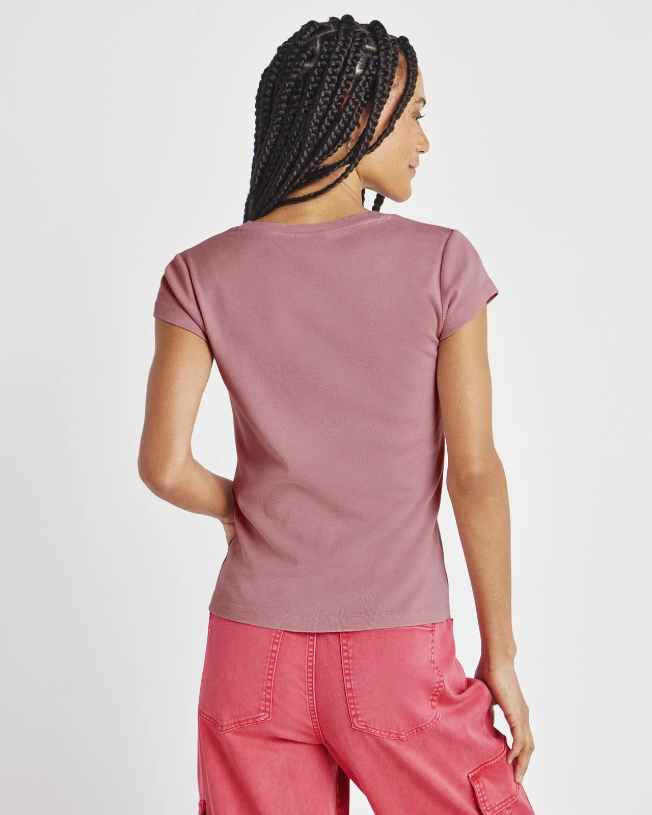 Faye V-Neck Tee - Image 40