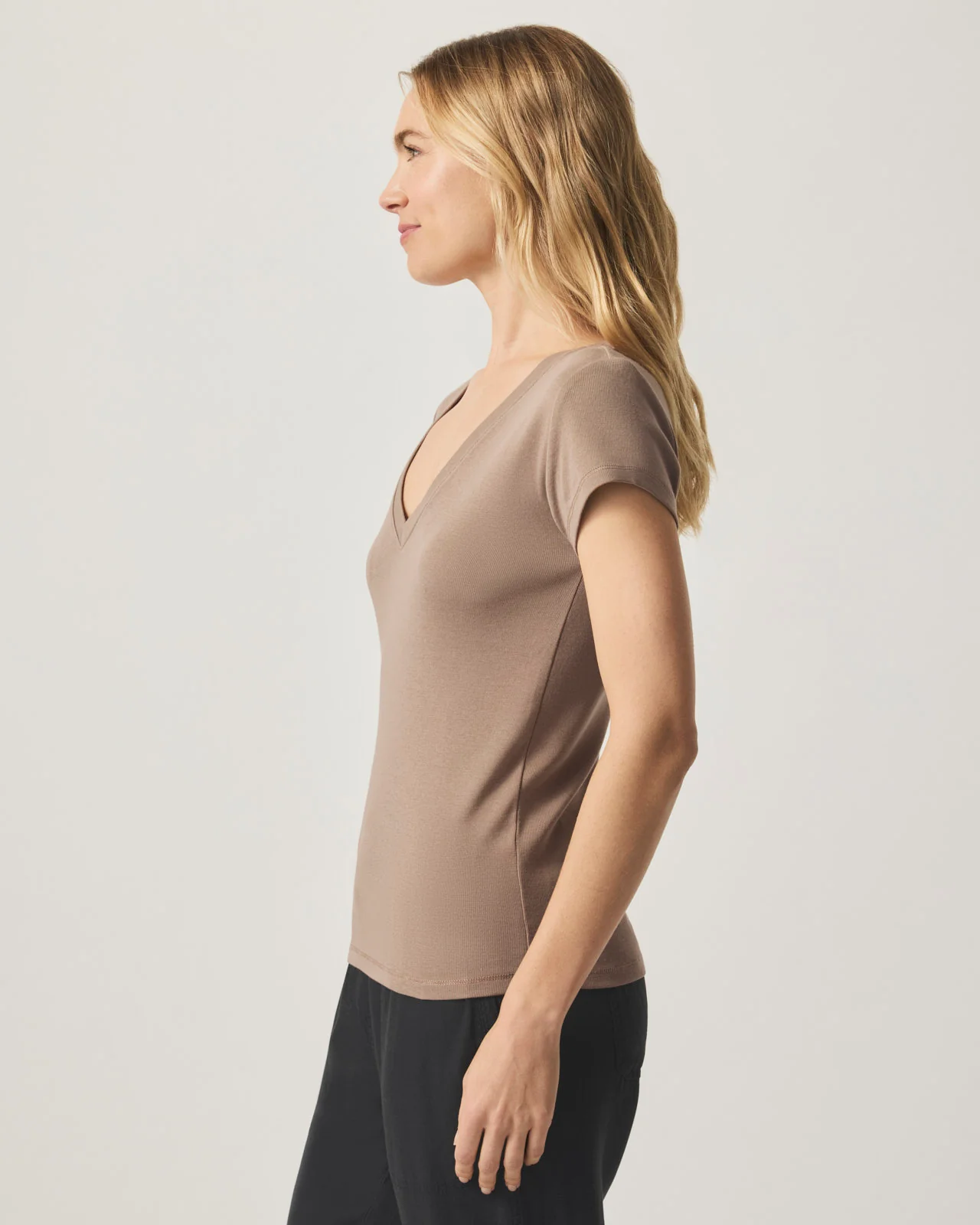 Faye V-Neck Tee - Image 57