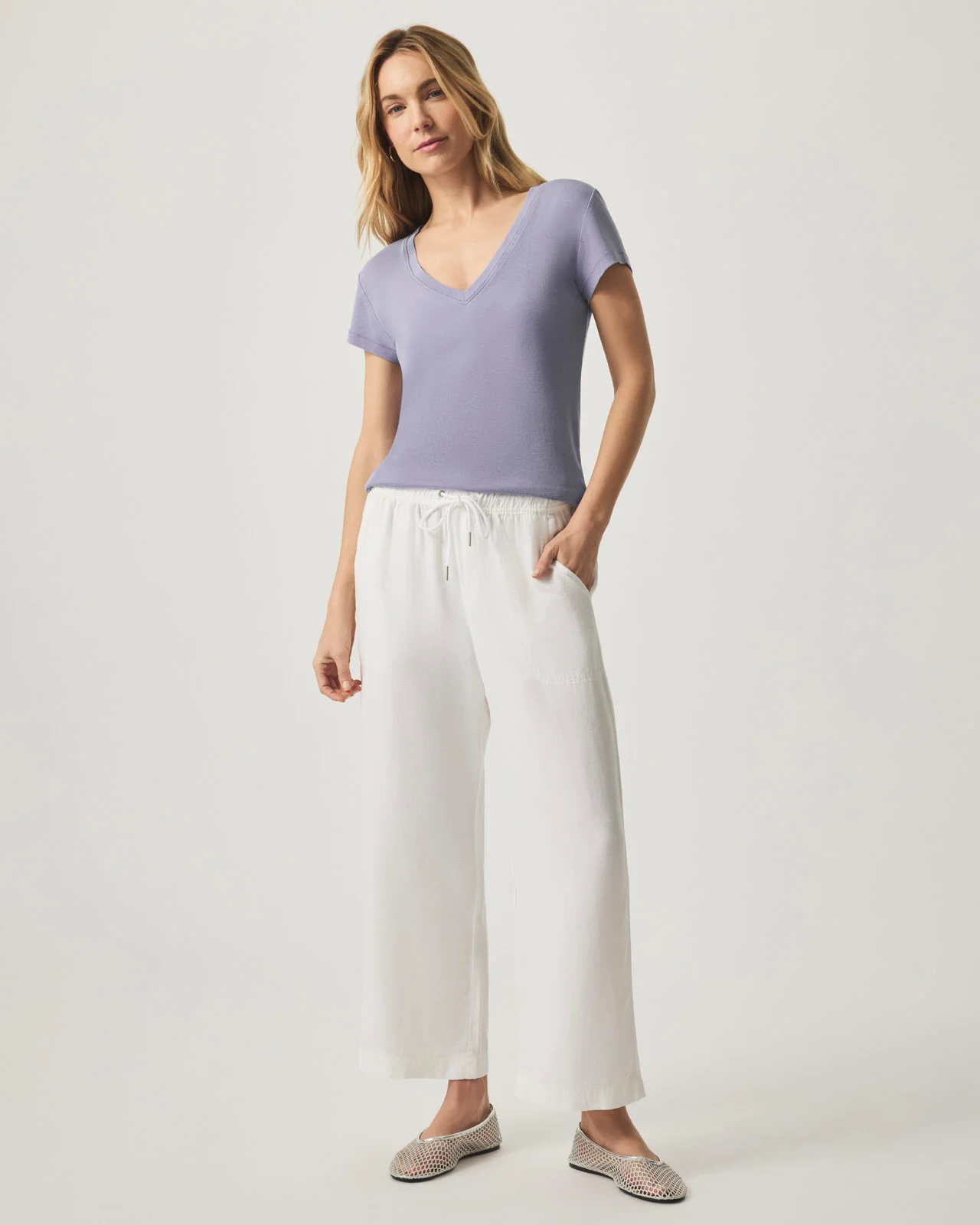 Faye V-Neck Tee - Image 62