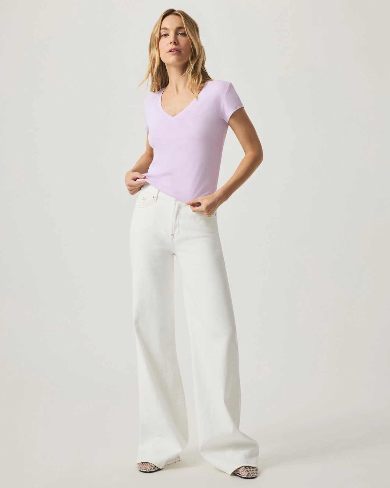 Faye V-Neck Tee - Image 69