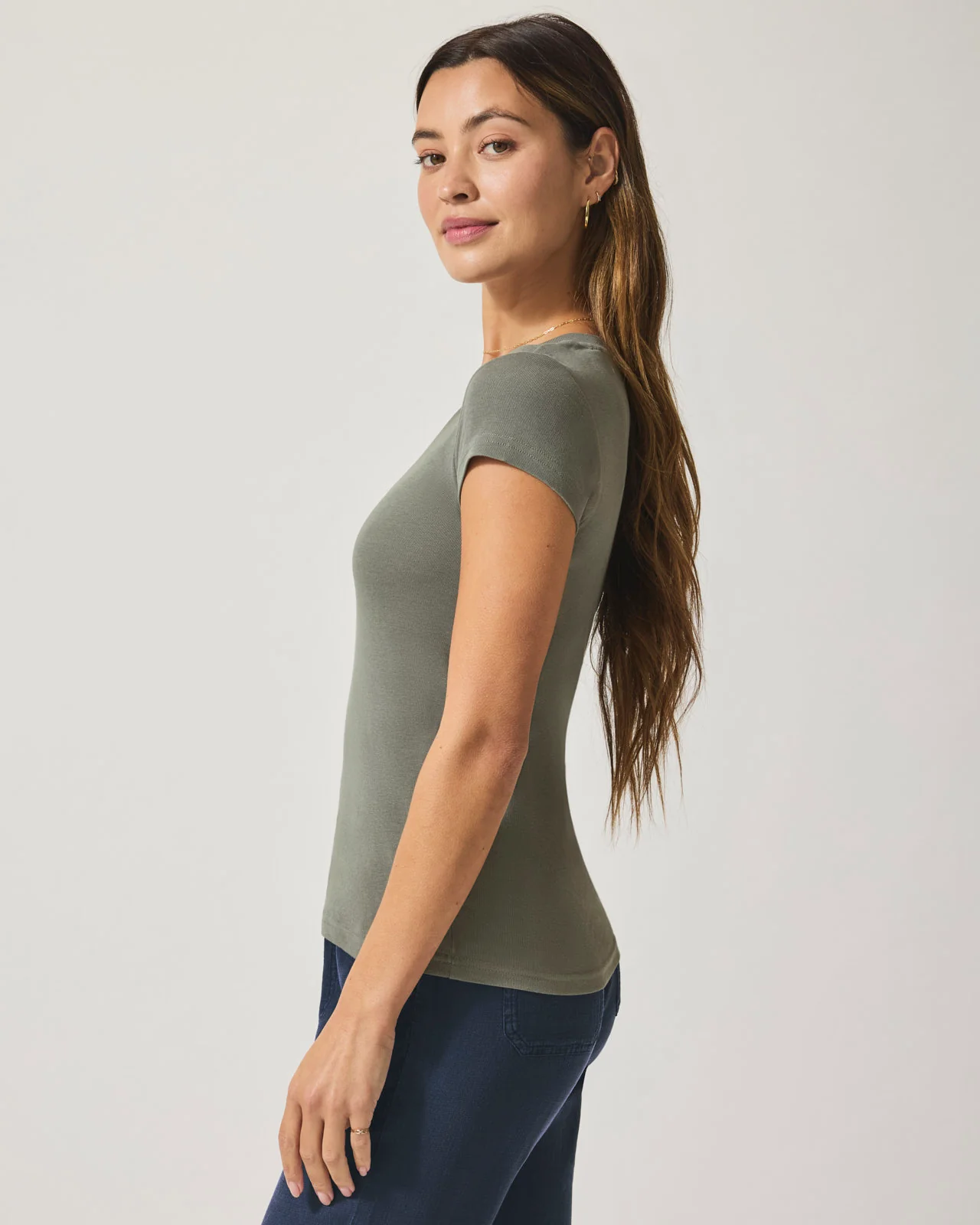 Faye V-Neck Tee - Image 77