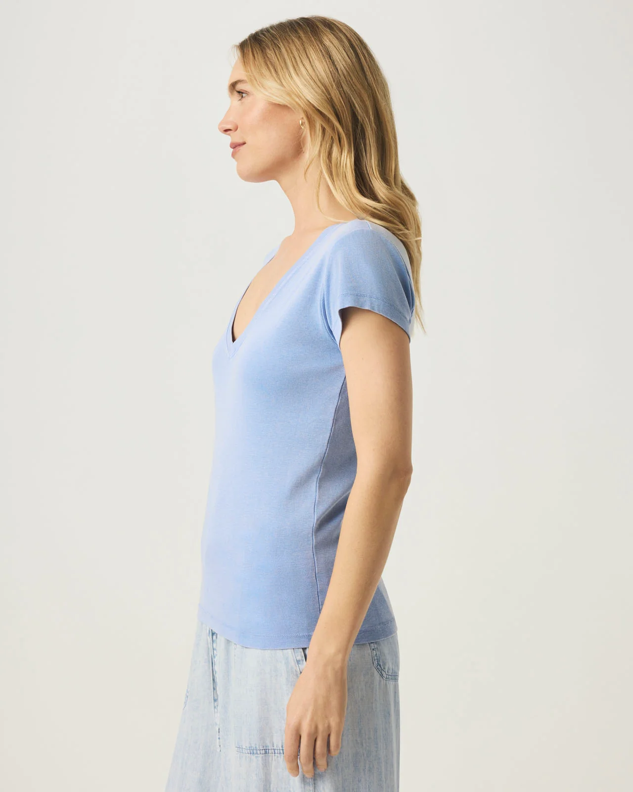 Faye V-Neck Tee - Image 86