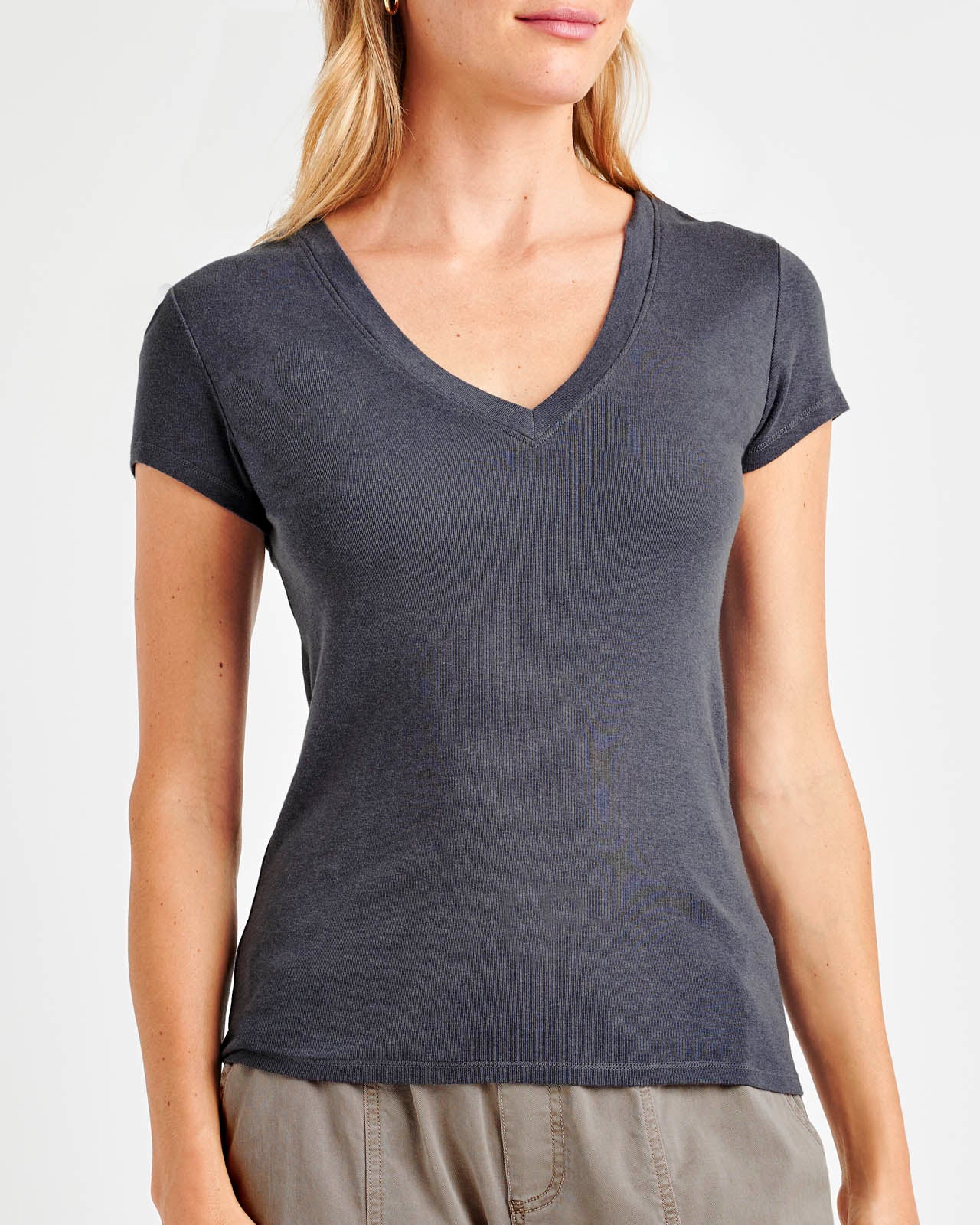 Faye V-Neck Tee - Image 88