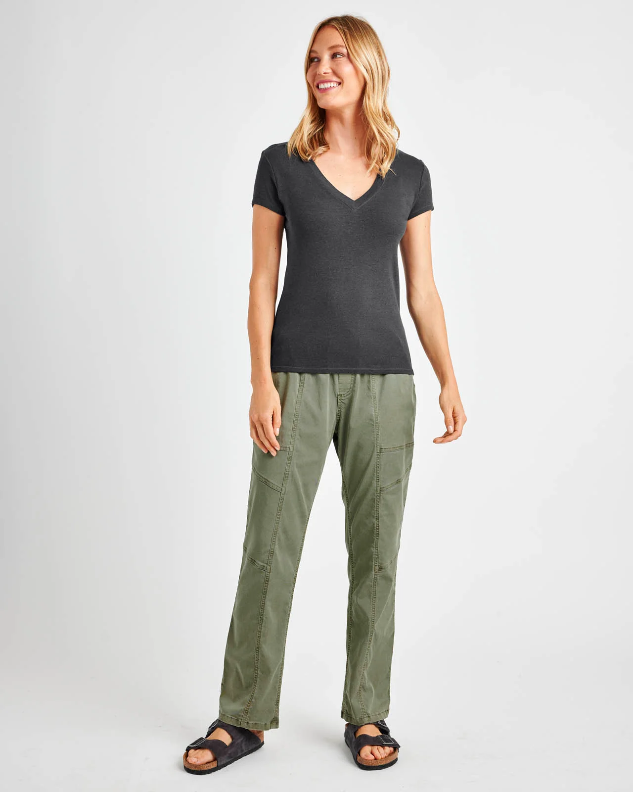 Faye V-Neck Tee - Image 98