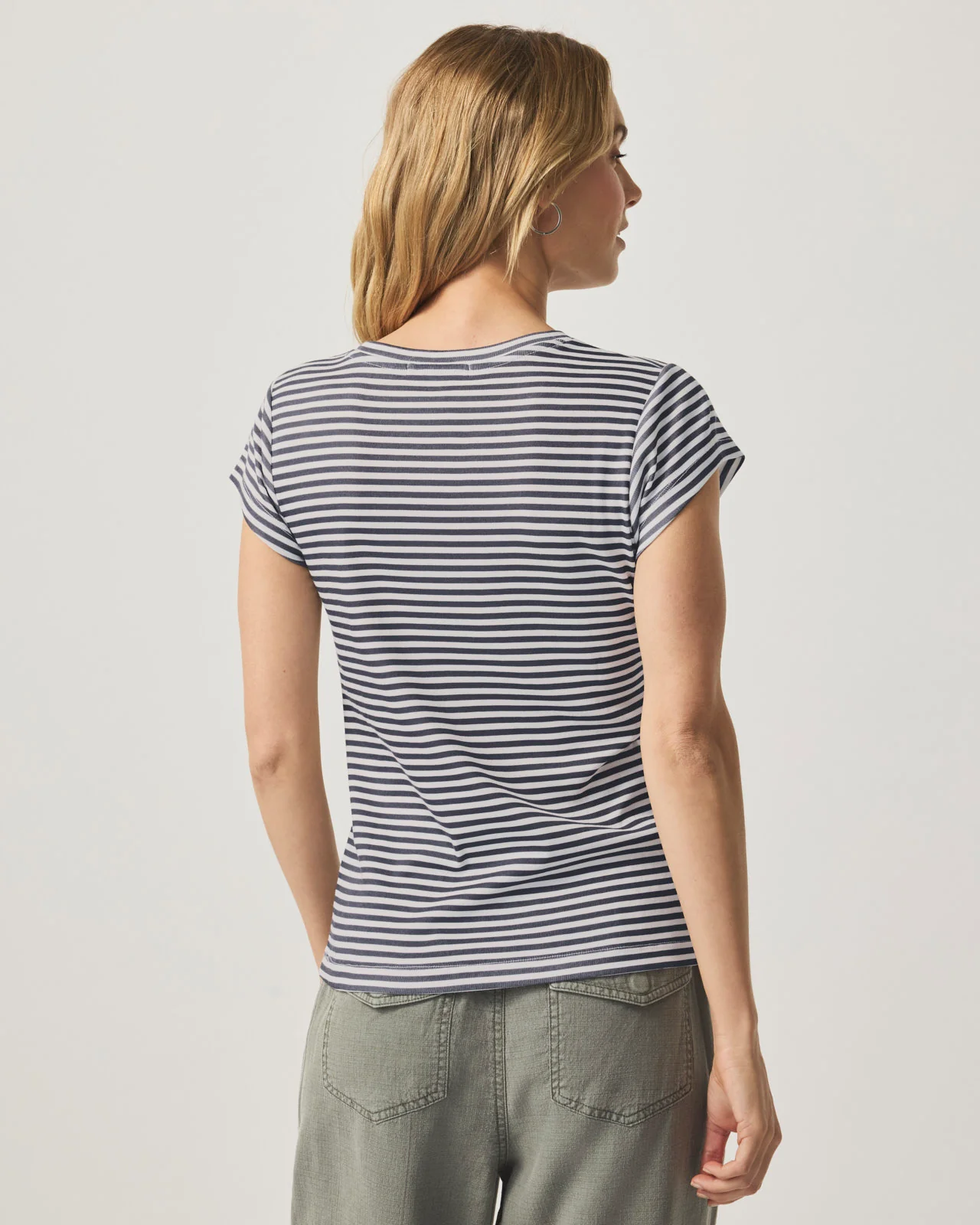 Faye Crewneck Stripe Tee - Image 12