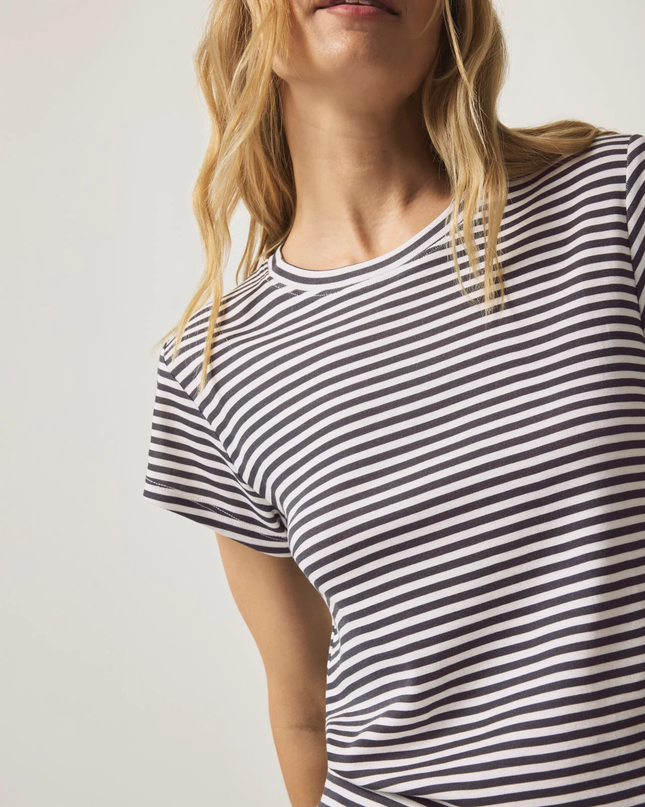 Faye Crewneck Stripe Tee - Image 3