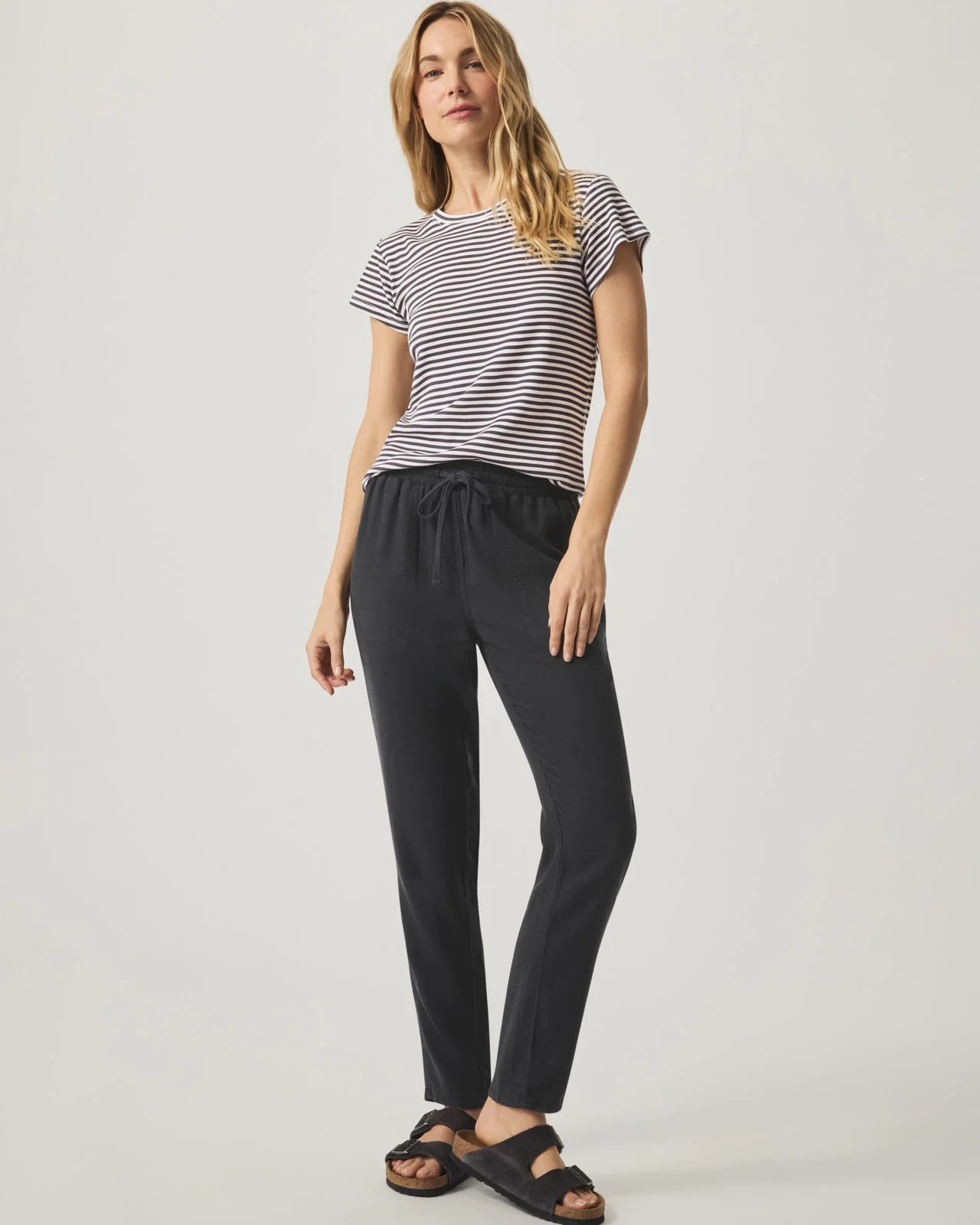 Faye Crewneck Stripe Tee - Image 4