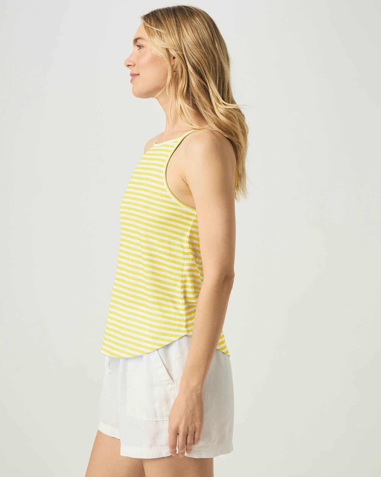 Faye High-Neck Stripe Tank - Image 9