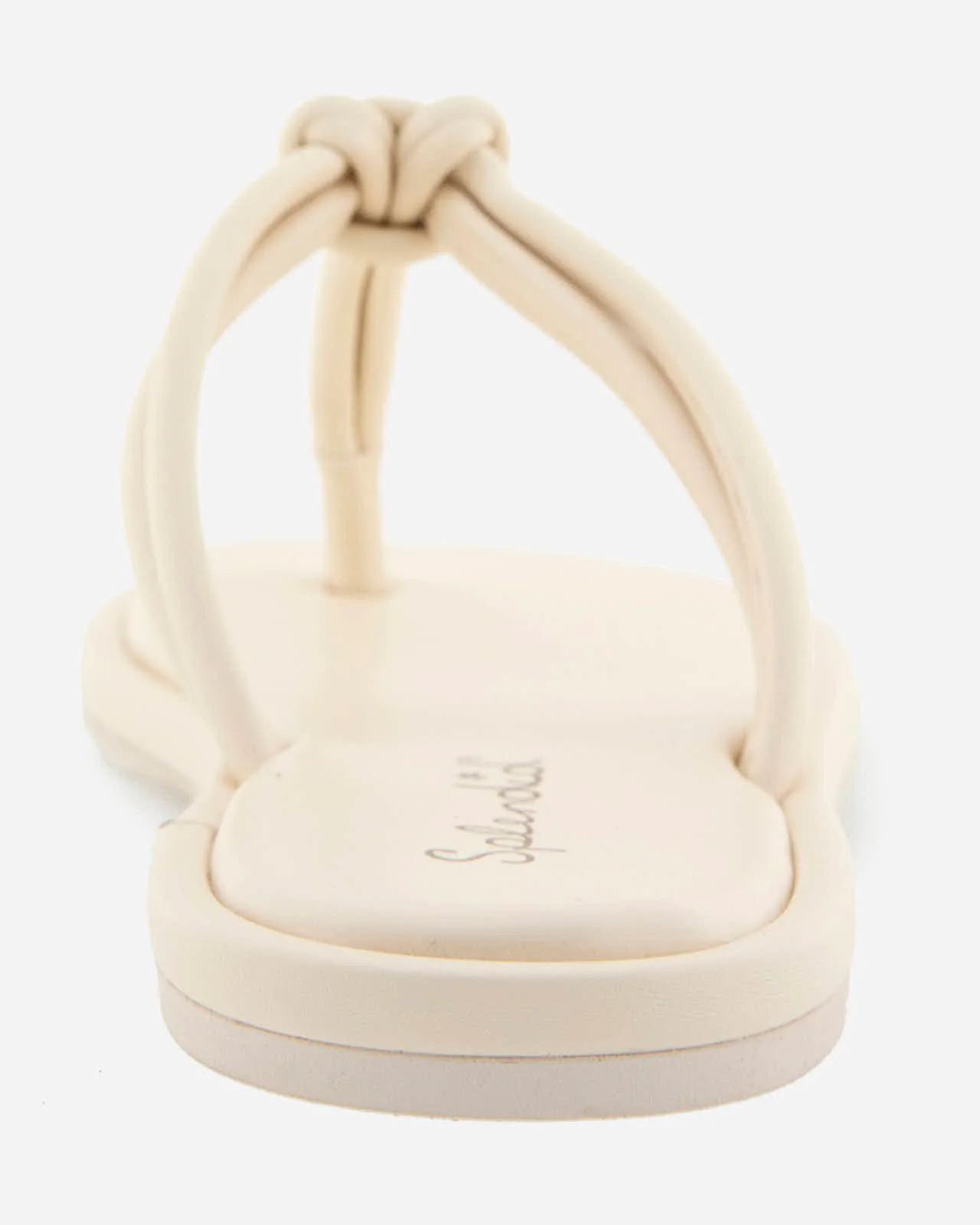 Fedora Leather Sandal in Oat - Image 6