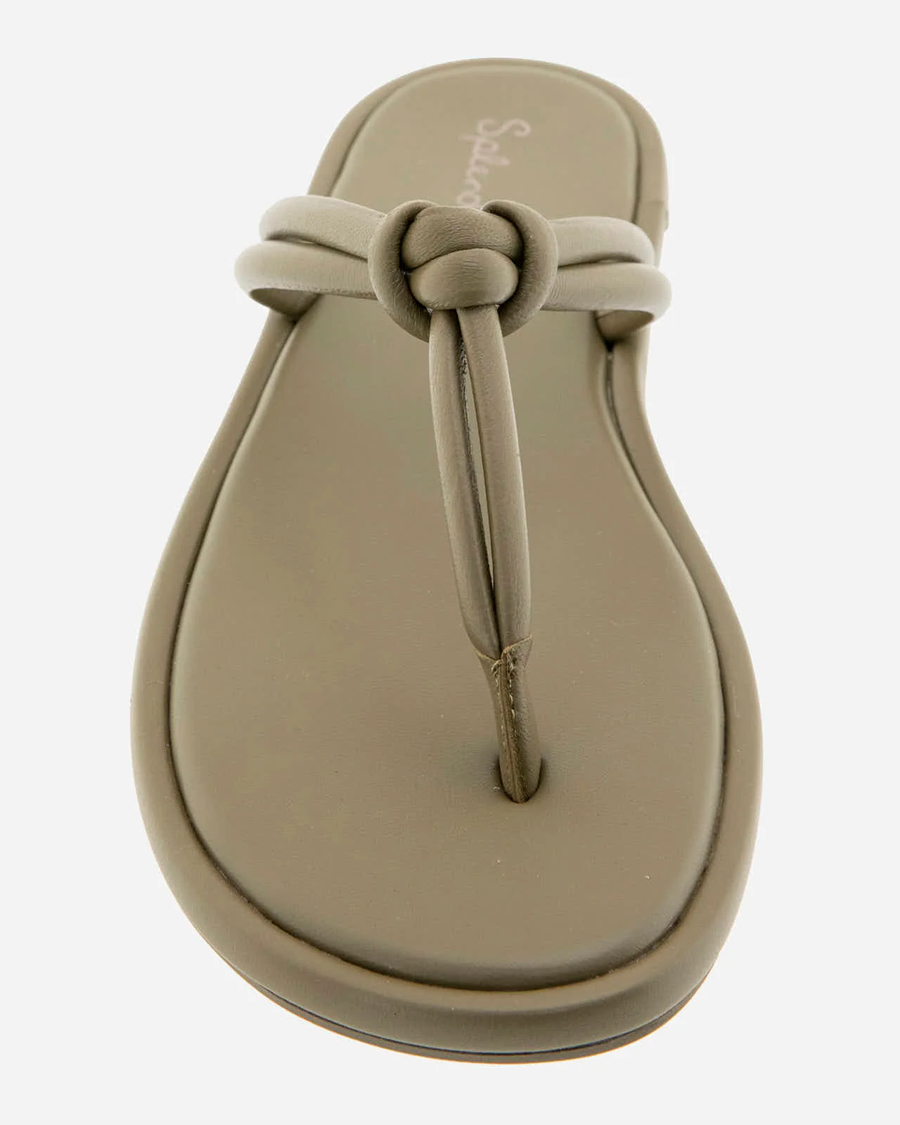 Fedora Leather Sandal in Olive - Image 3