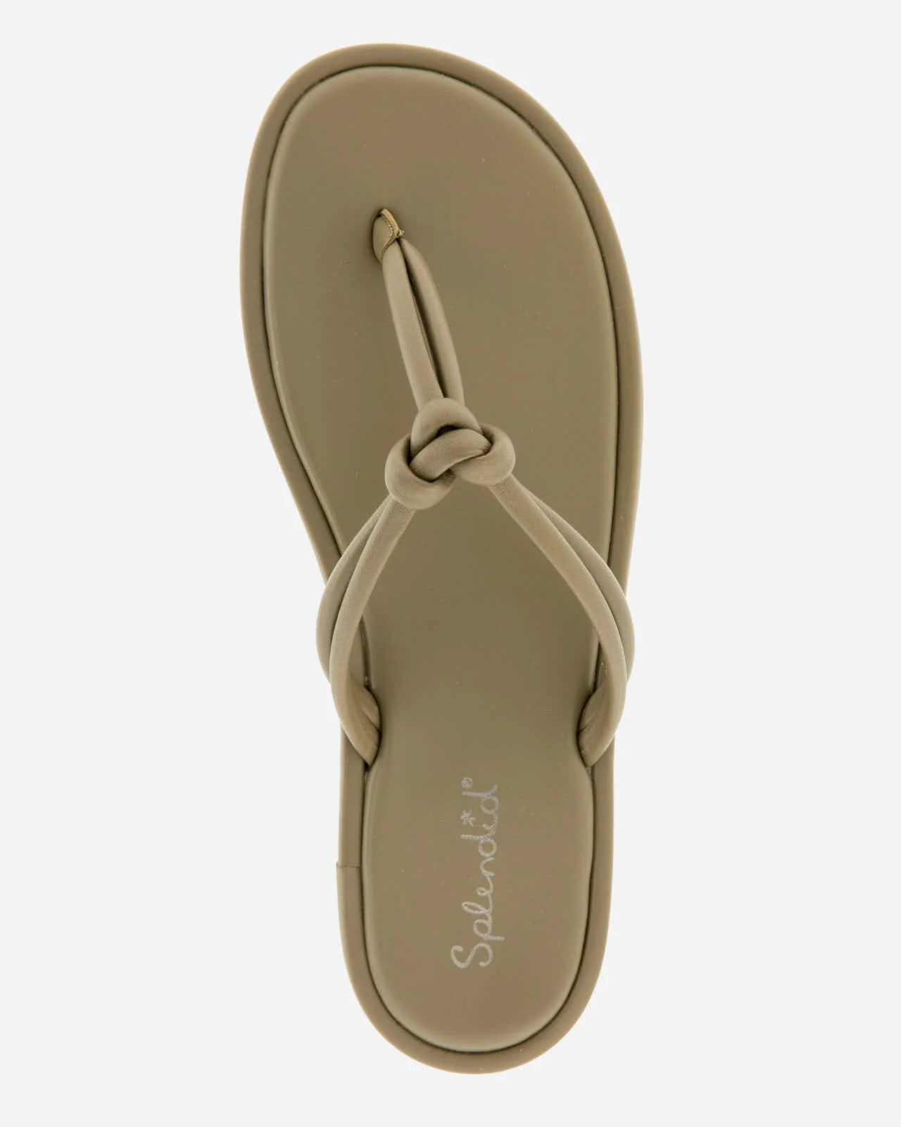 Fedora Leather Sandal in Olive - Image 5