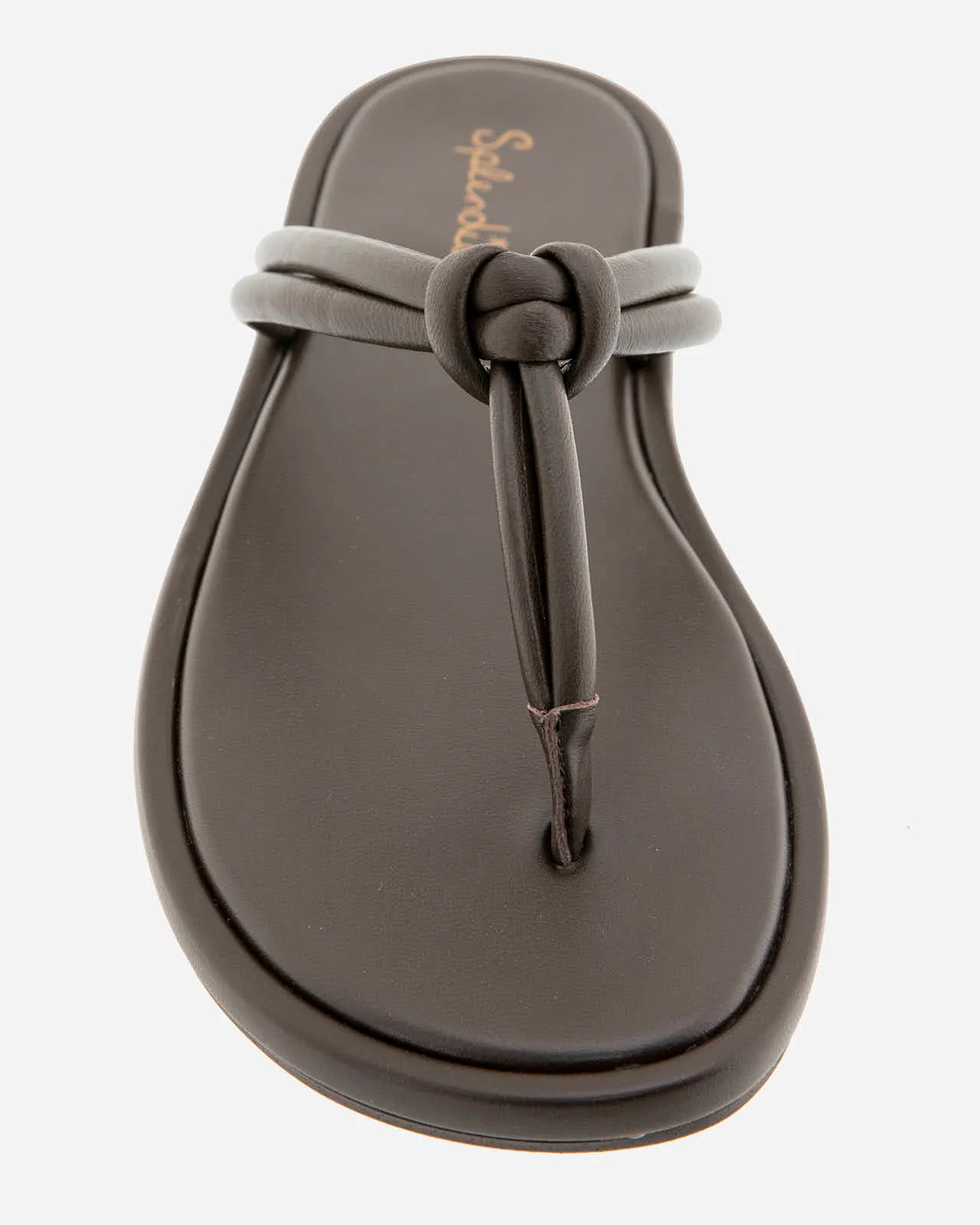 Fedora Leather Sandal in Spice - Image 3