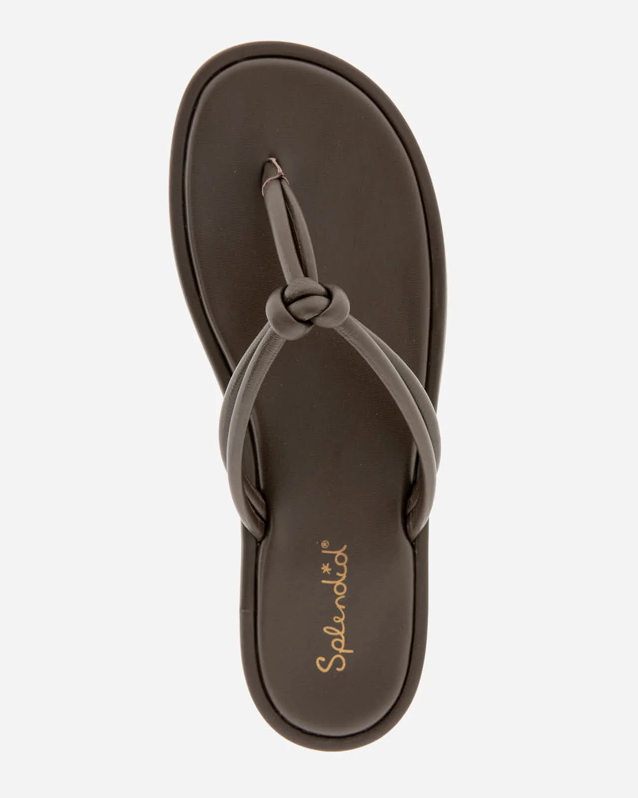 Fedora Leather Sandal in Spice - Image 5